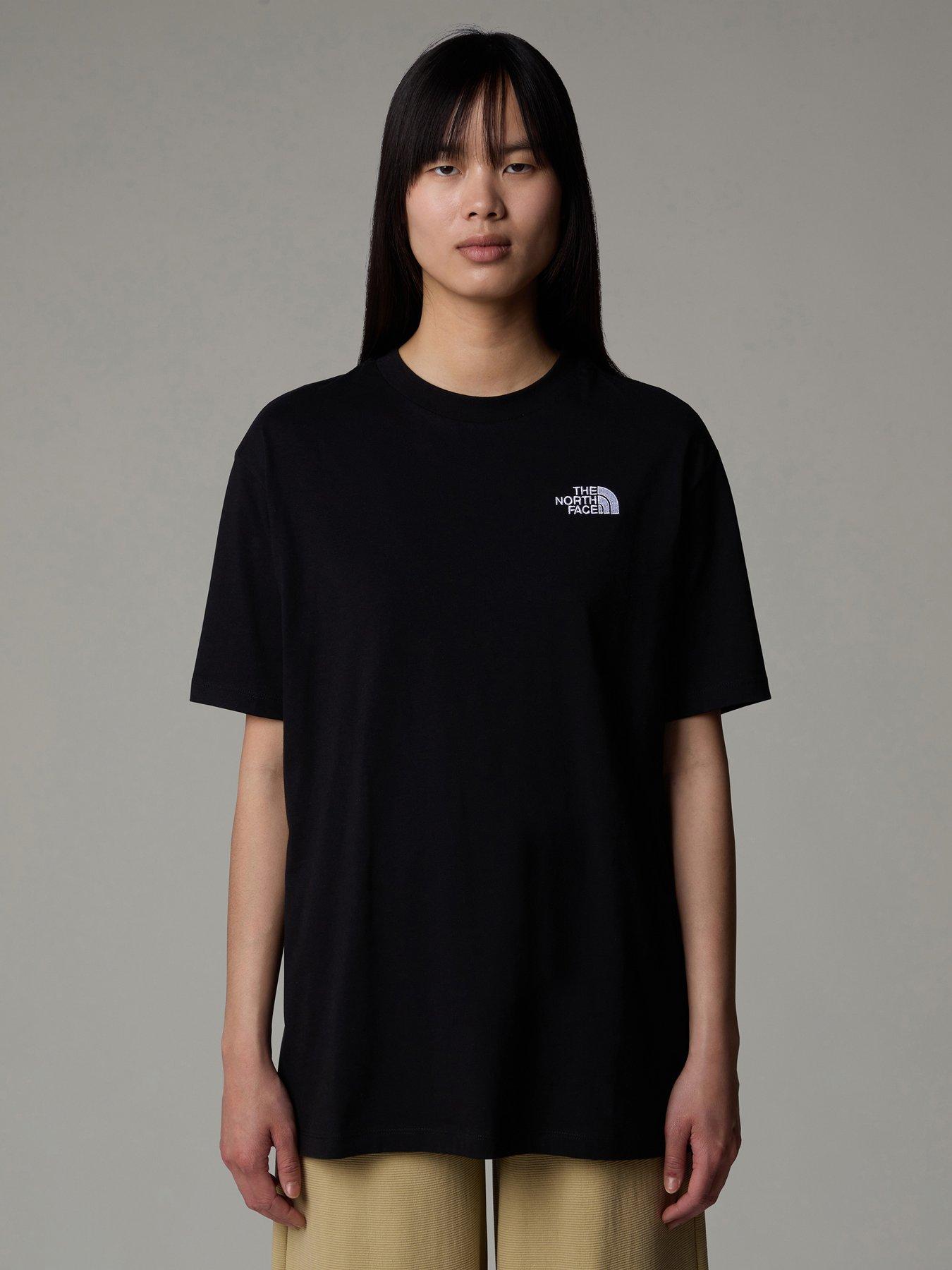 undefined Womens Short Sleeve Essential Oversize T-shirt - Black