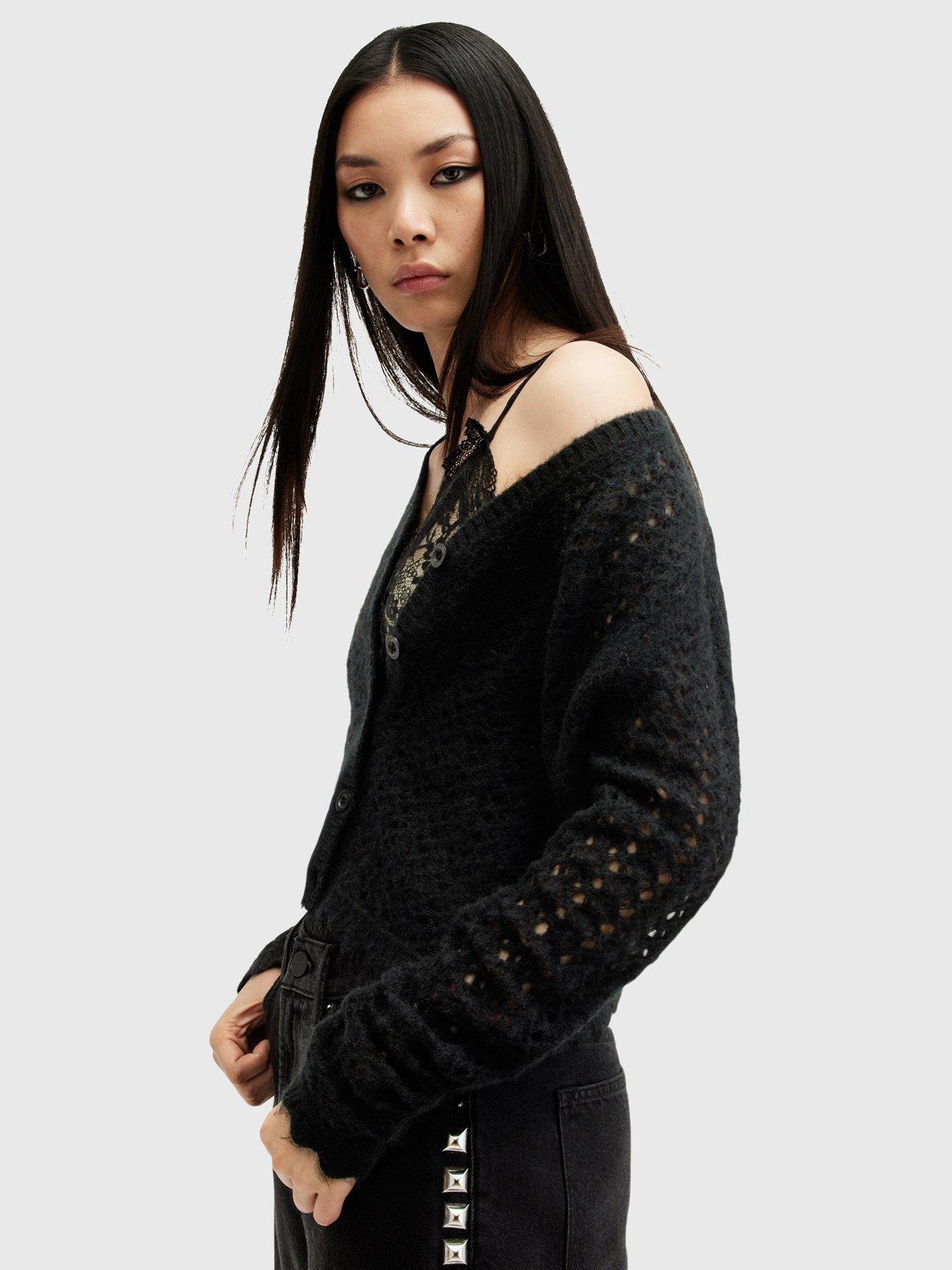 Vivian Women's Cardigan White Check