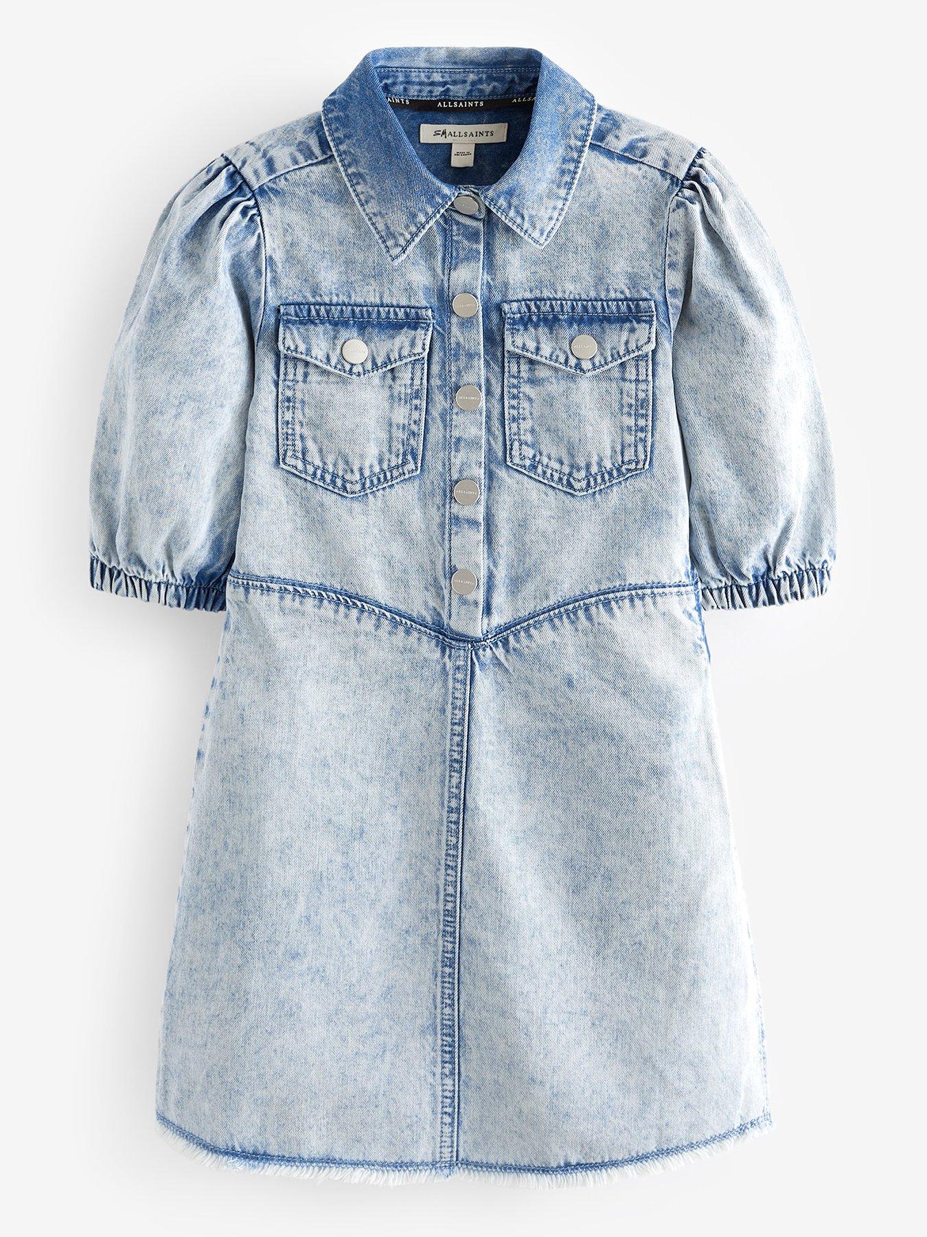 undefined All Saints Kids Jackie Denim Dress