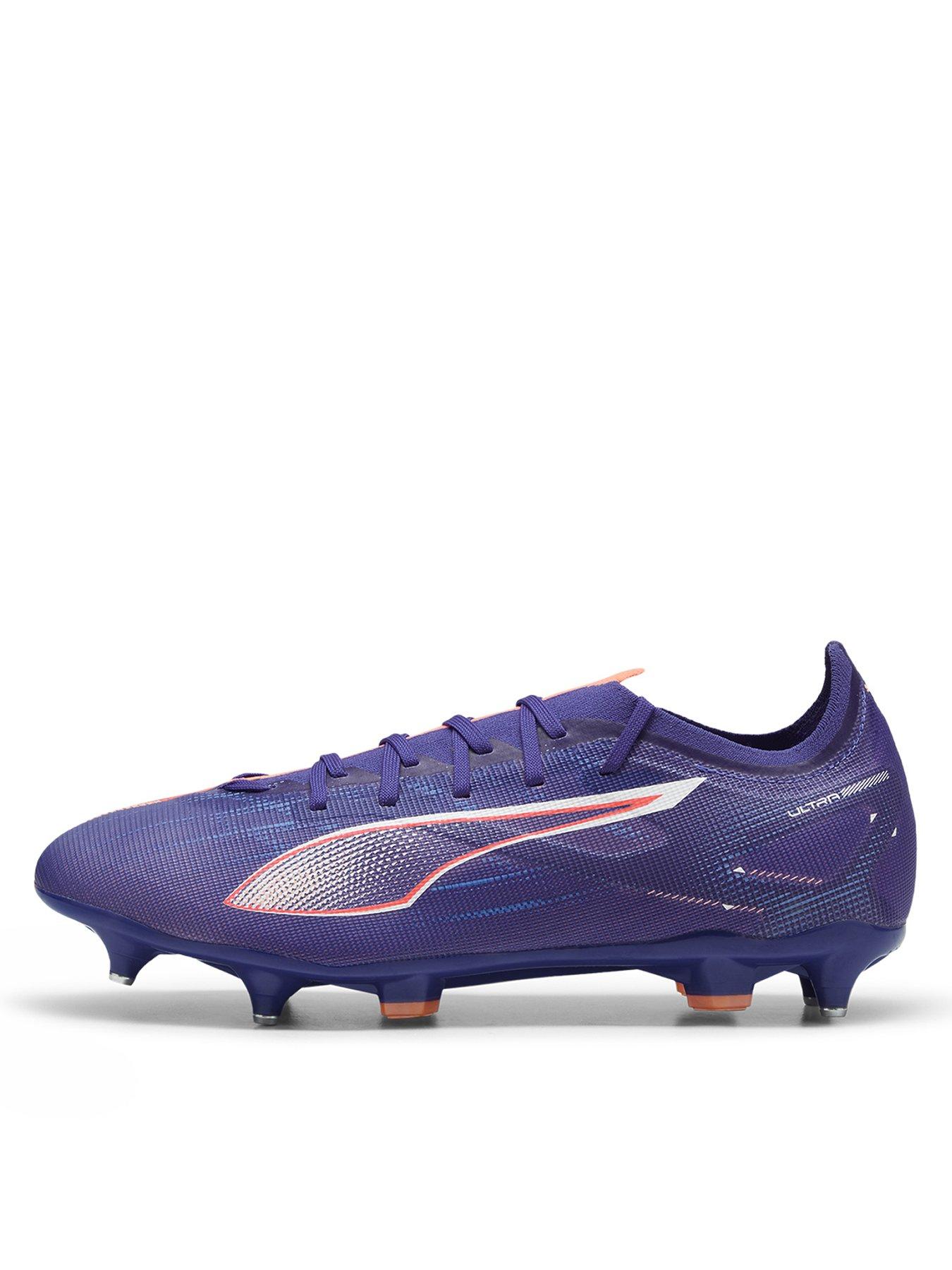 Puma Mens Ultra Match Soft Ground Football Boots Purple Very