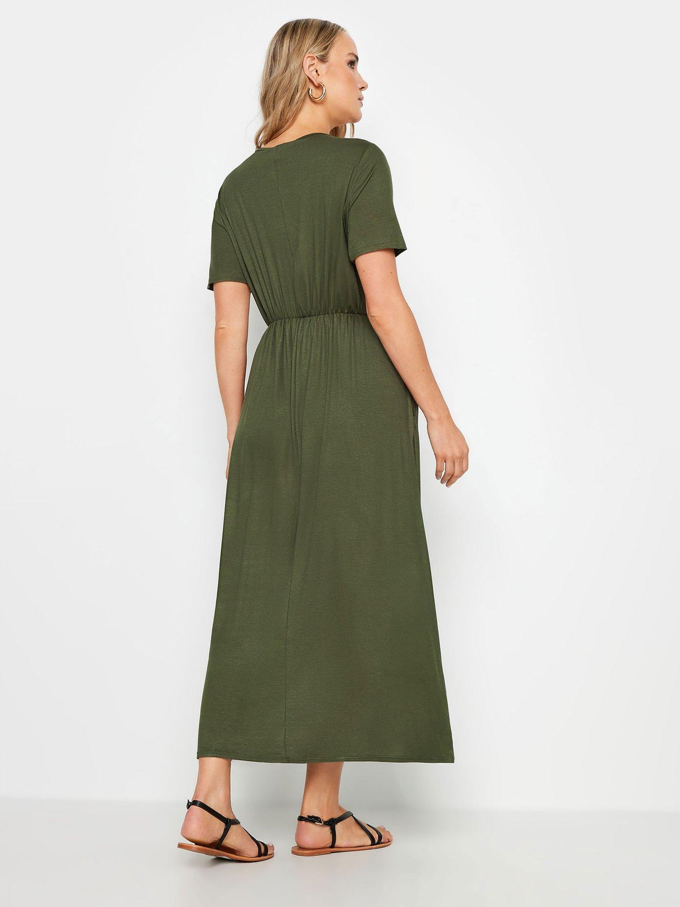Long Tall Sally Tall Maxi T-shirt Dress Green Very
