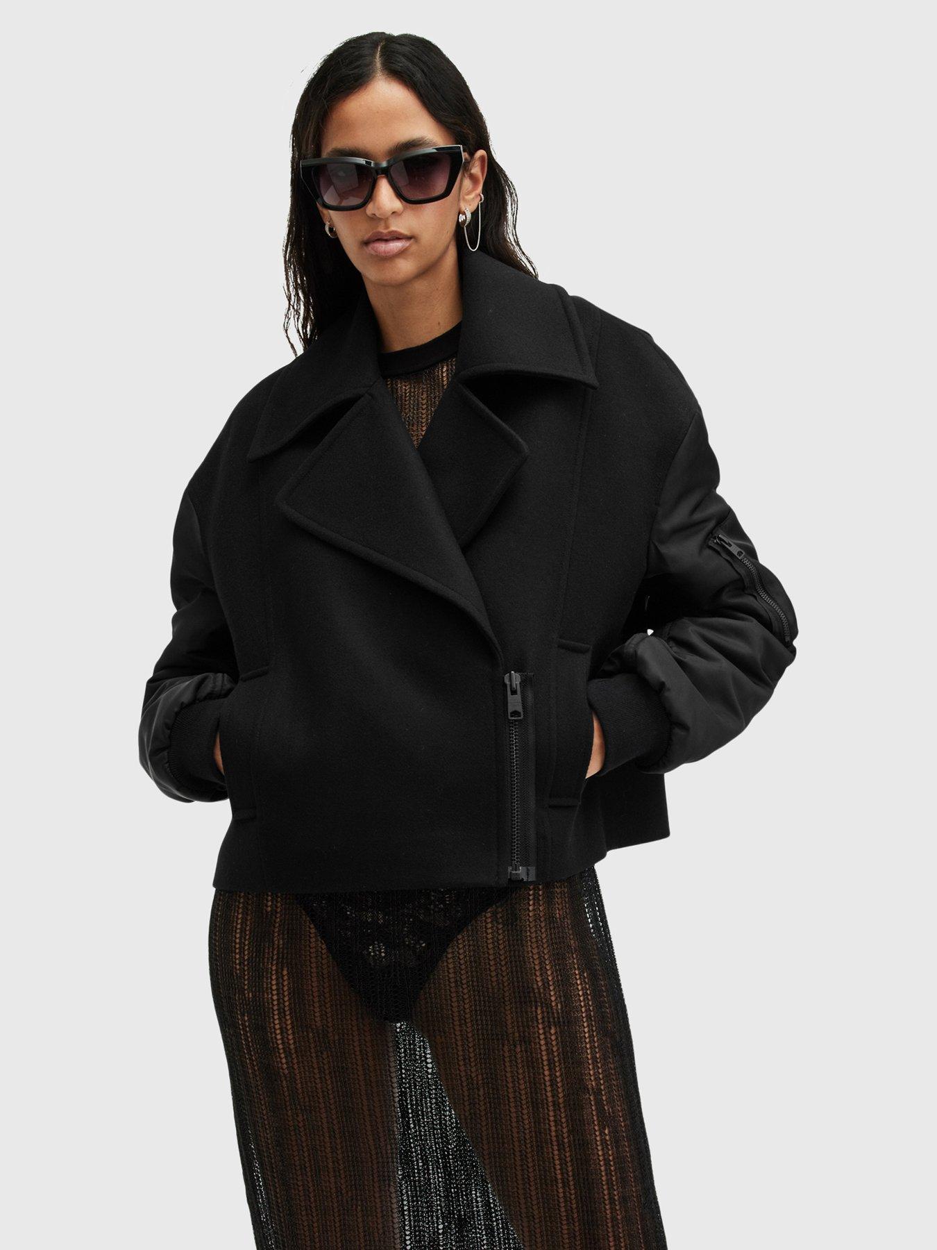 AllSaints Orla Jacket, Black, Size 12, Women