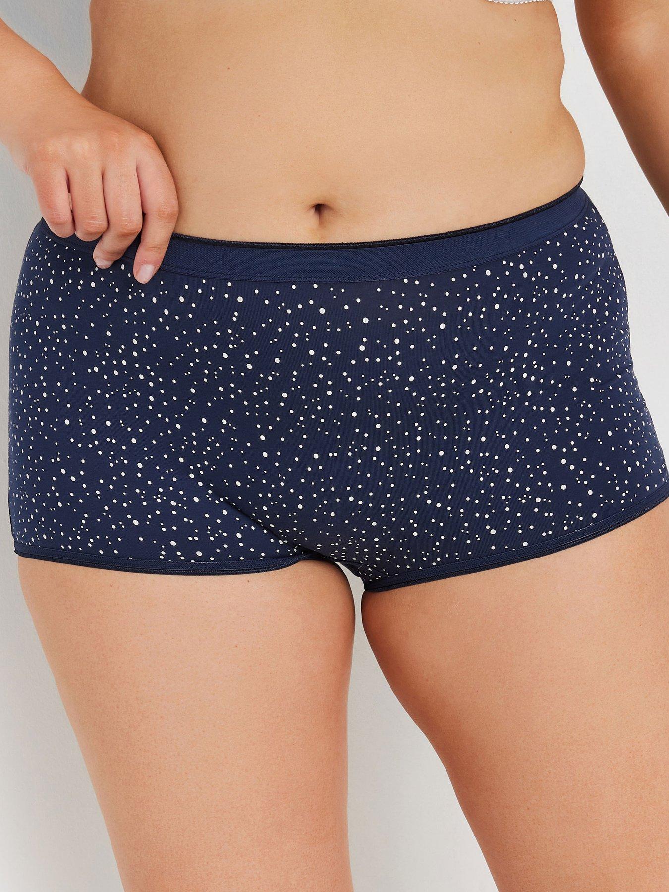 Image 2 of 3 of Yours Curve 5 Pack Marble Spot Print Shorts