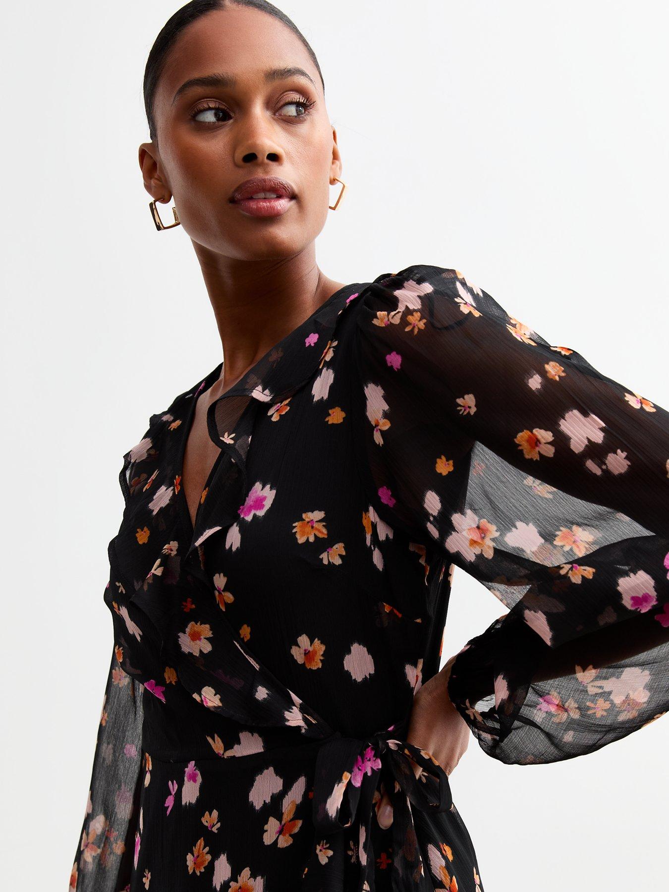 New look chiffon dress hotsell
