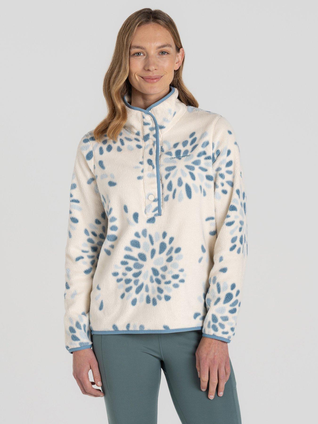 undefined Womens National Trust Rosemary Overhead Fleece - Blue