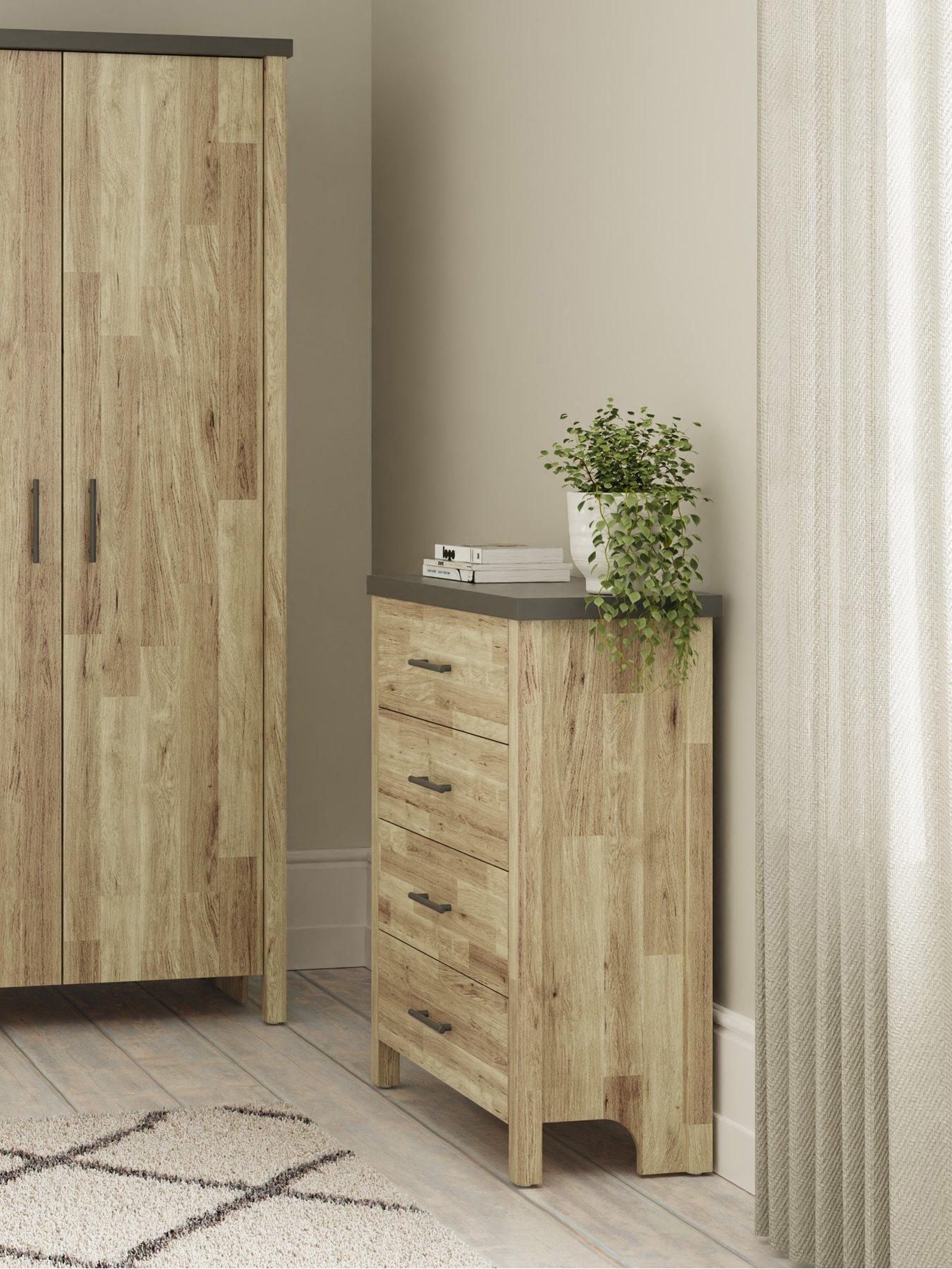 undefined Cascina 4 Drawer Chest Oak