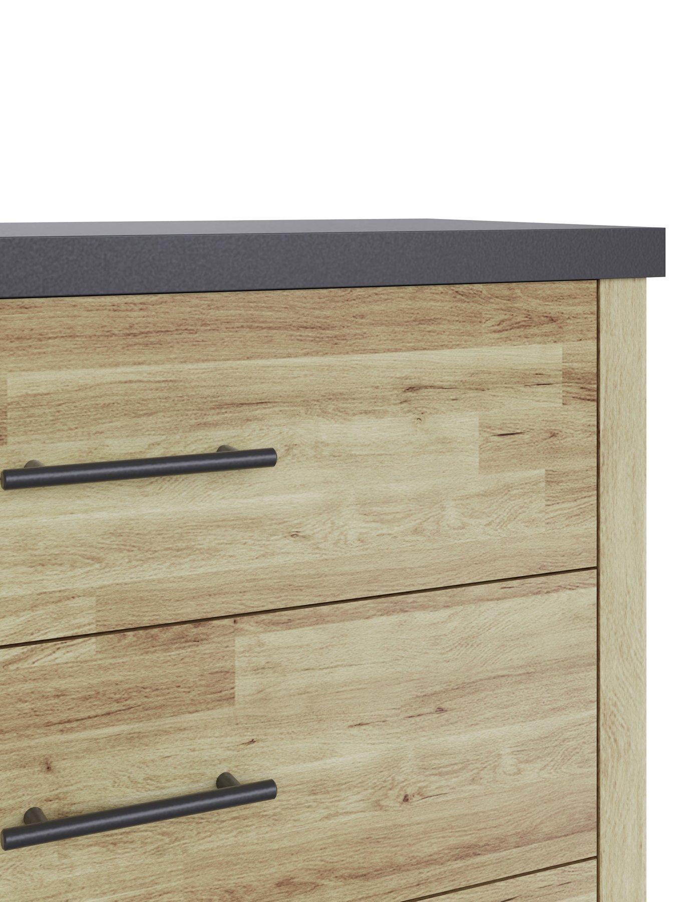 Image 5 of 7 of GFW Cascina 4 Drawer Chest Oak