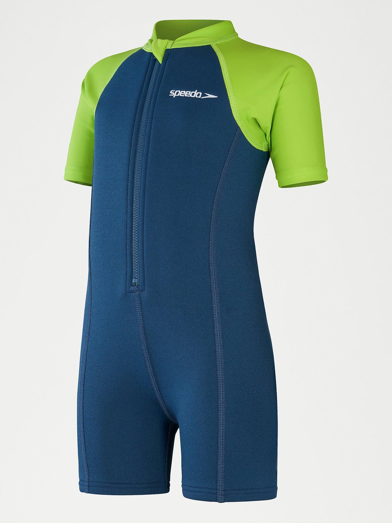 undefined Boys Learn to Swim Essential Neoprene Suit - Blue