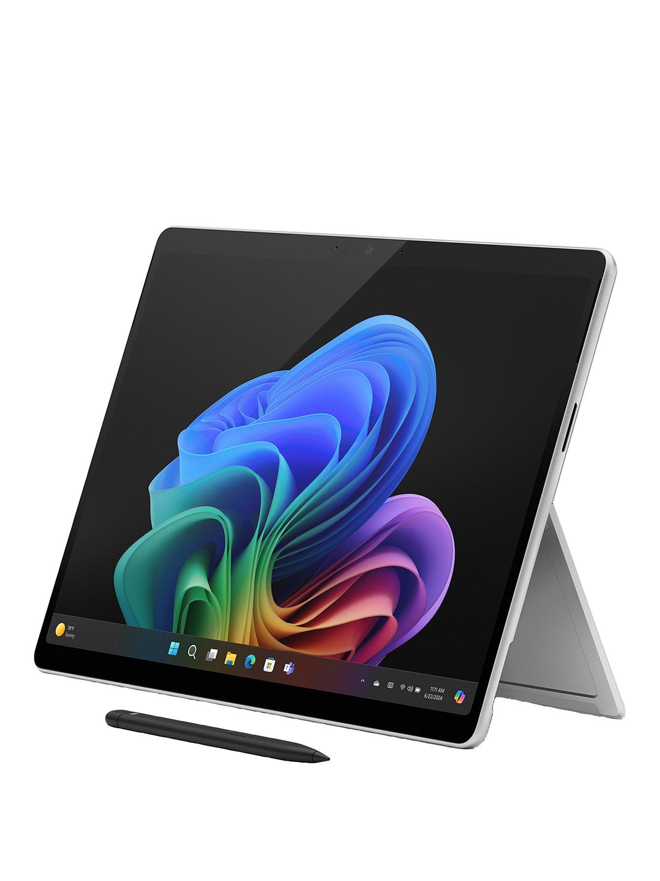 Image 2 of 8 of Microsoft Surface Pro - Copilot+ PC - 13in Touchscreen - Snapdragon X Plus - 16GB RAM - 256GB SSD - Device Only - Platinum