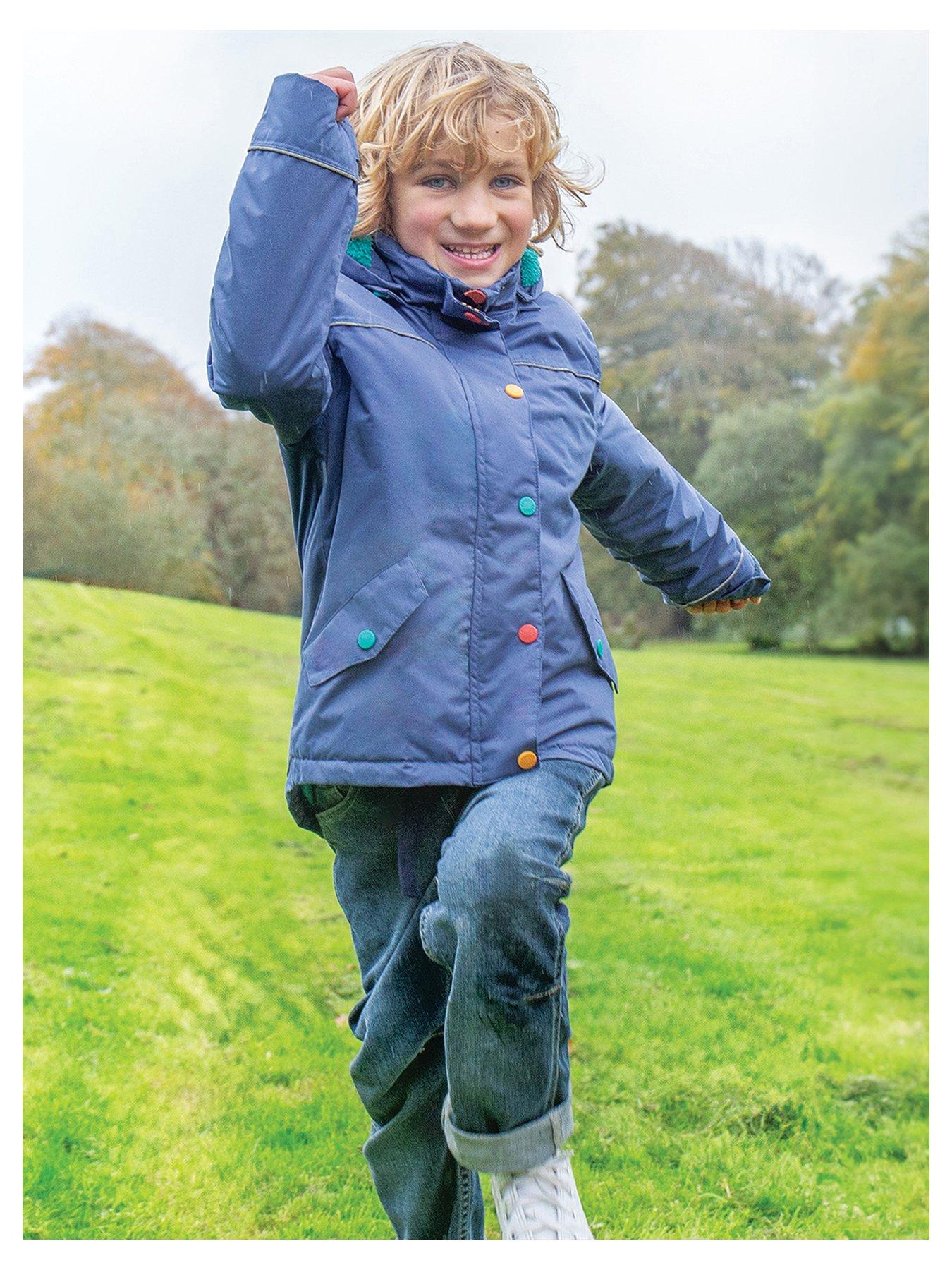 Frugi Rambler 3 In 1 Coat - Navy, Navy, Size Age: 4-5 Years