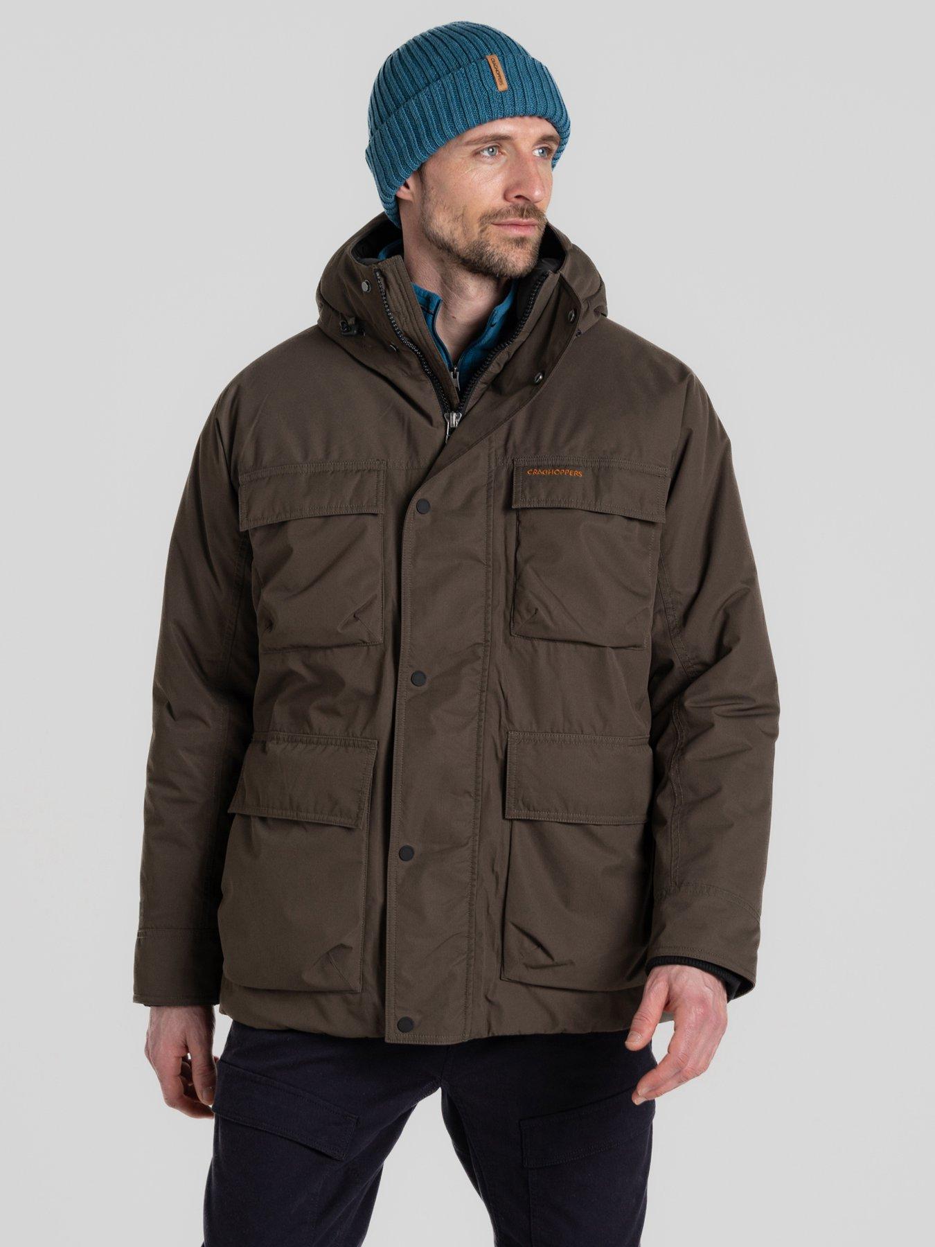 undefined Mens National Trust Hamps Jacket Waterproof -green