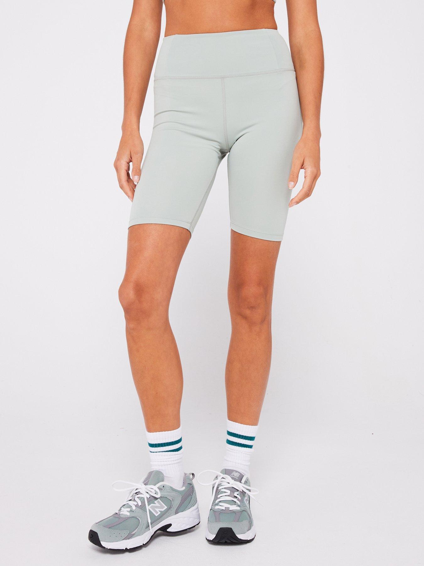 Girlfriend Collective Women's Training Float High-Rise Bike Shorts - Green