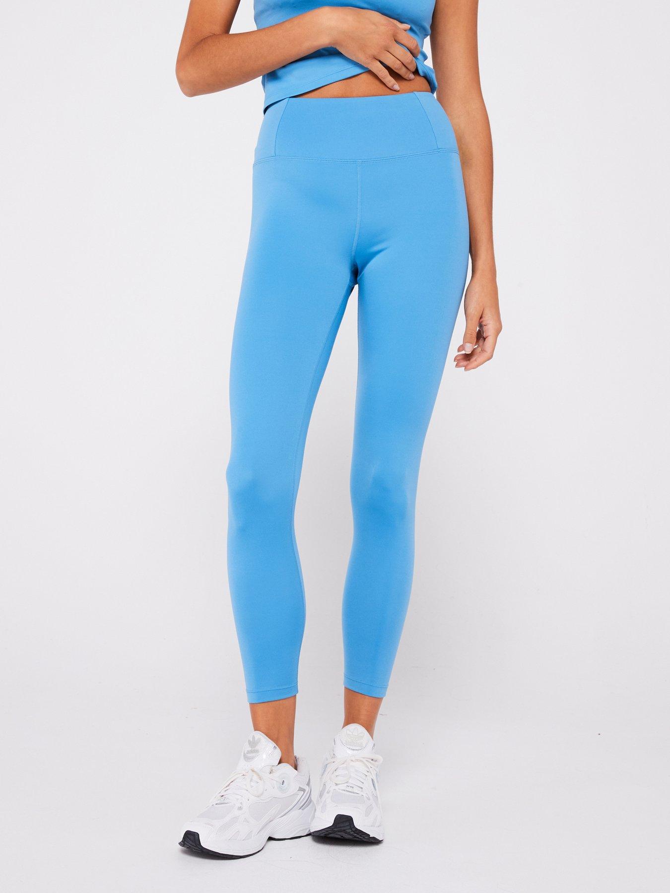 undefined Women's Training Float High-Rise 7/8 Leggings - Blue