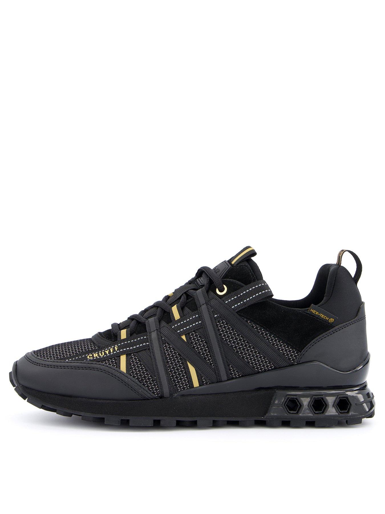 CRUYFF Fearia Hex Trainers- Black/Gold