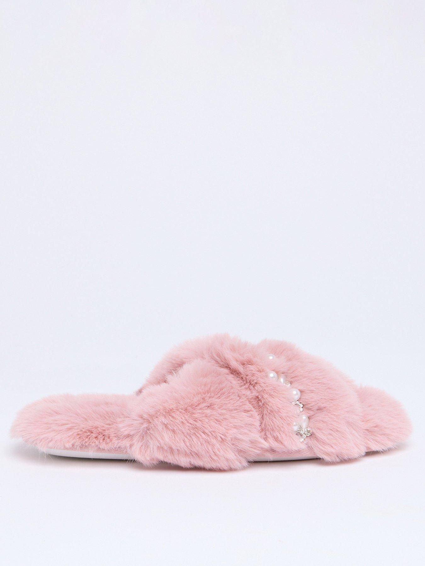 Womens Pink Slippers | Dusky & Hot Pink | Very