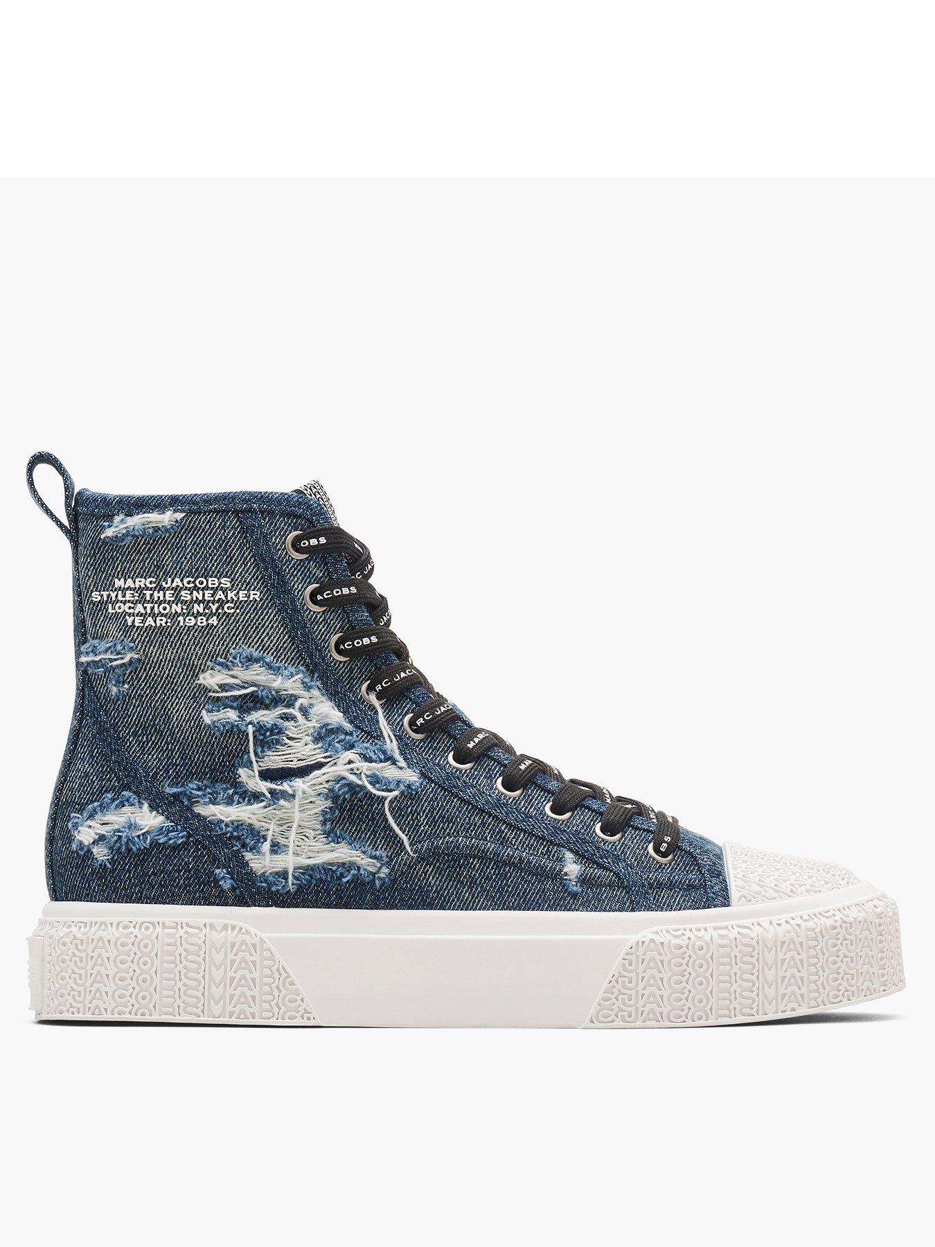 MARC JACOBS The High Top Sneaker - Blue