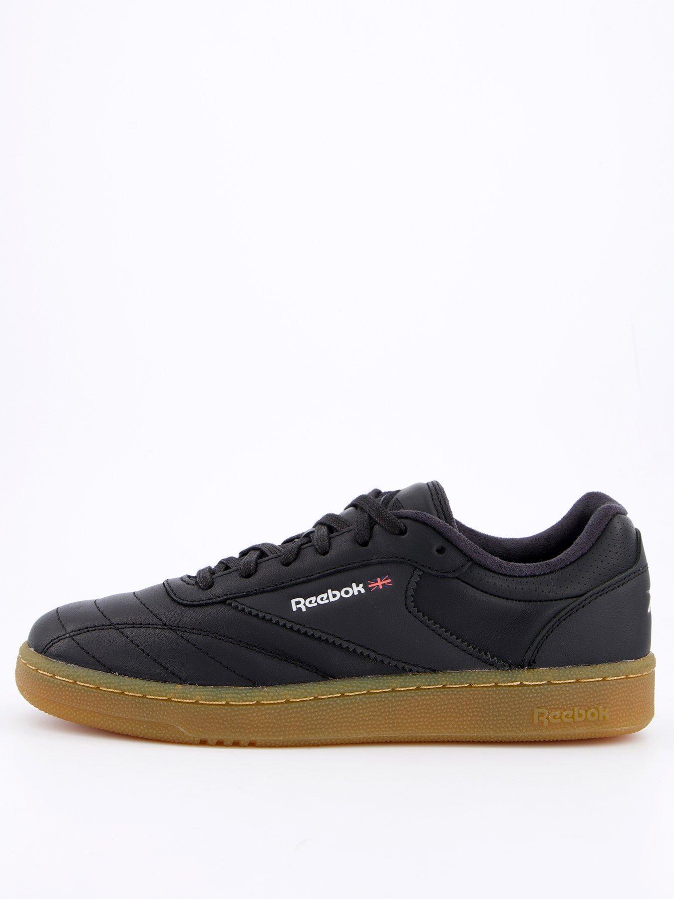 Reebok Mens Club C Terrace Trainers Black Very
