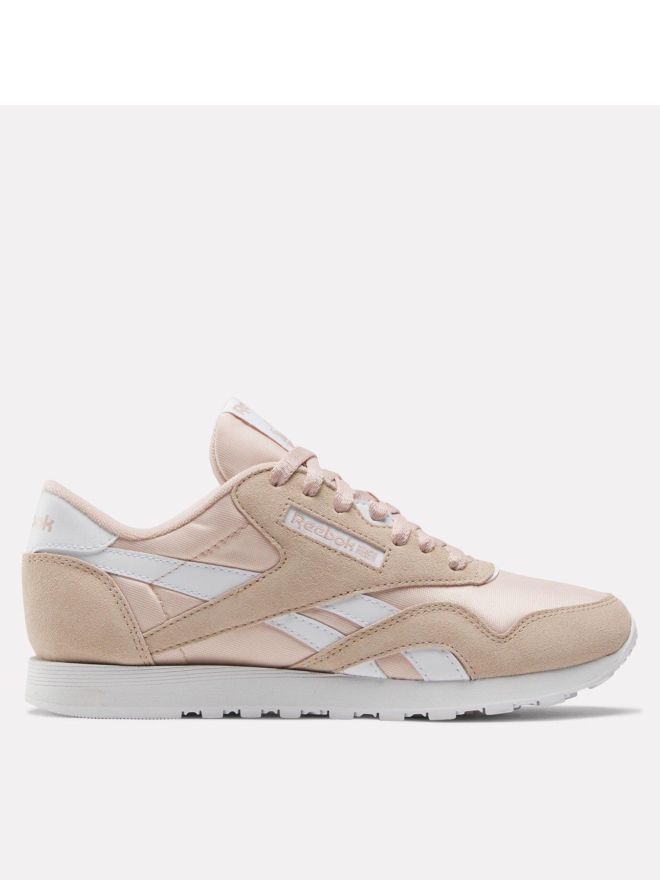 Reebok Women s Classic Nylon Trainers Light Pink Very