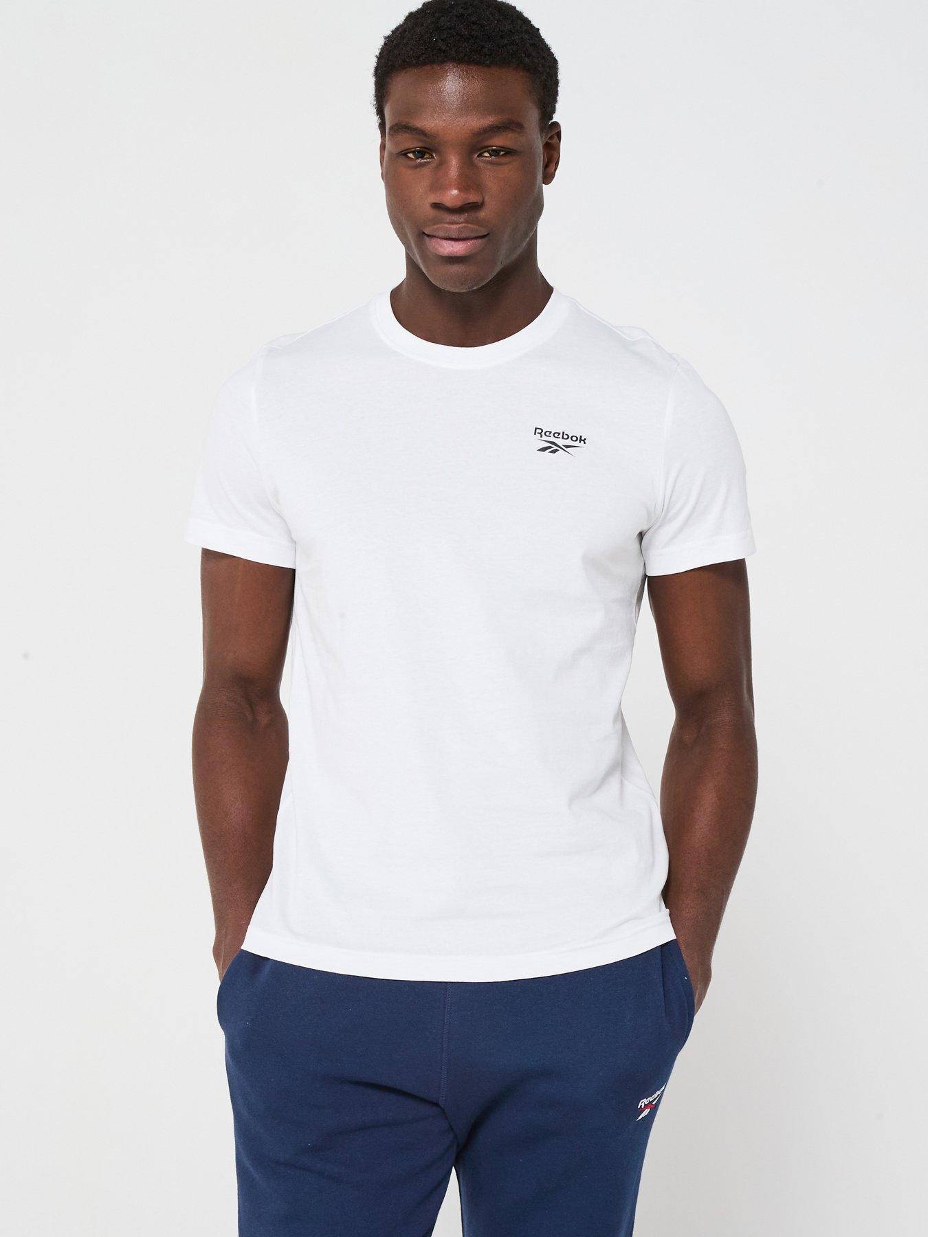 undefined Men's Identity Small Logo Tee - White