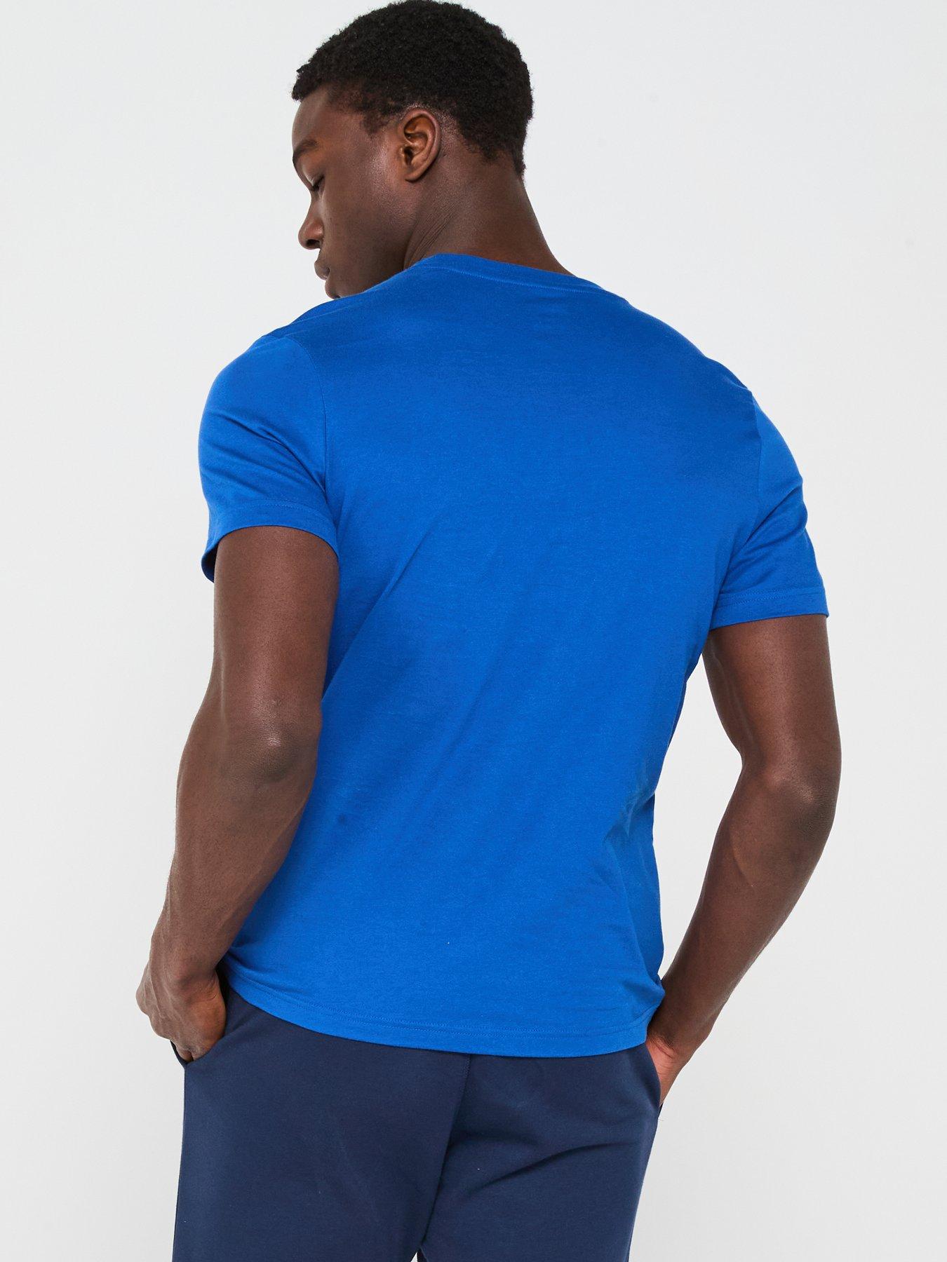 Image 2 of 4 of Reebok Men's Identity Small Logo Tee - Blue
