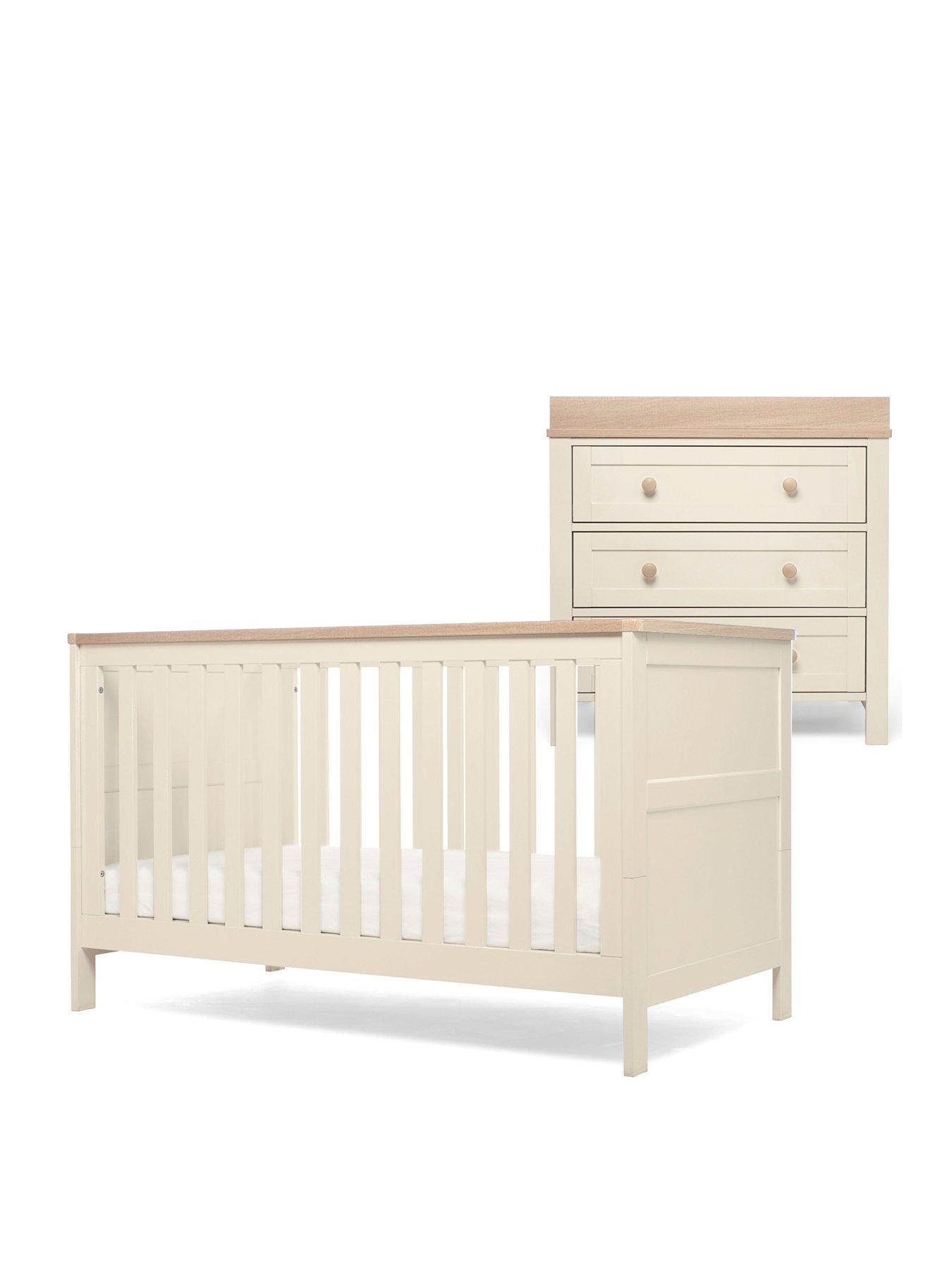 Image 2 of 7 of Mamas & Papas Wedmore 2 Piece Cotbed Set- Pebble