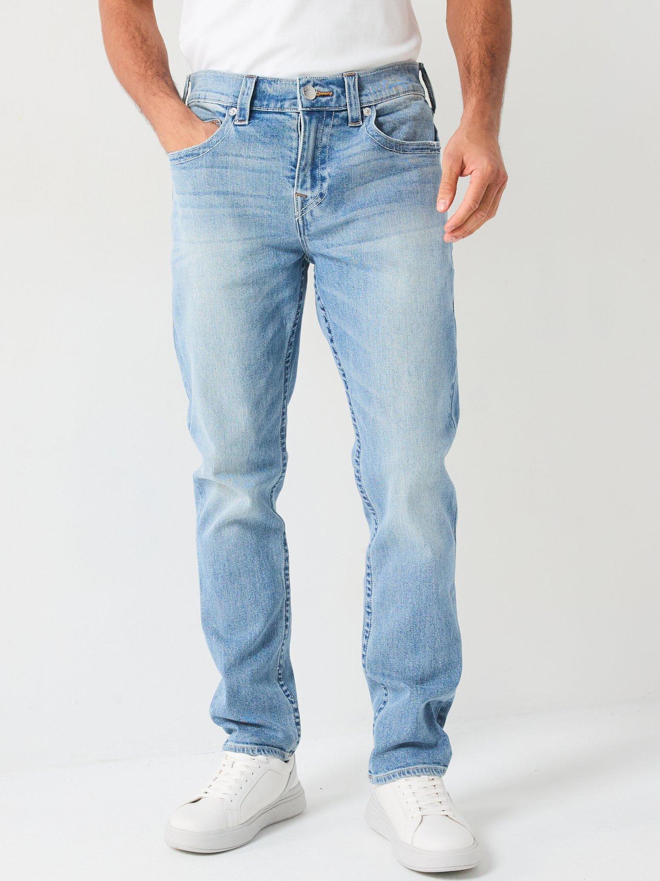 Light wash top True Religion jeans men