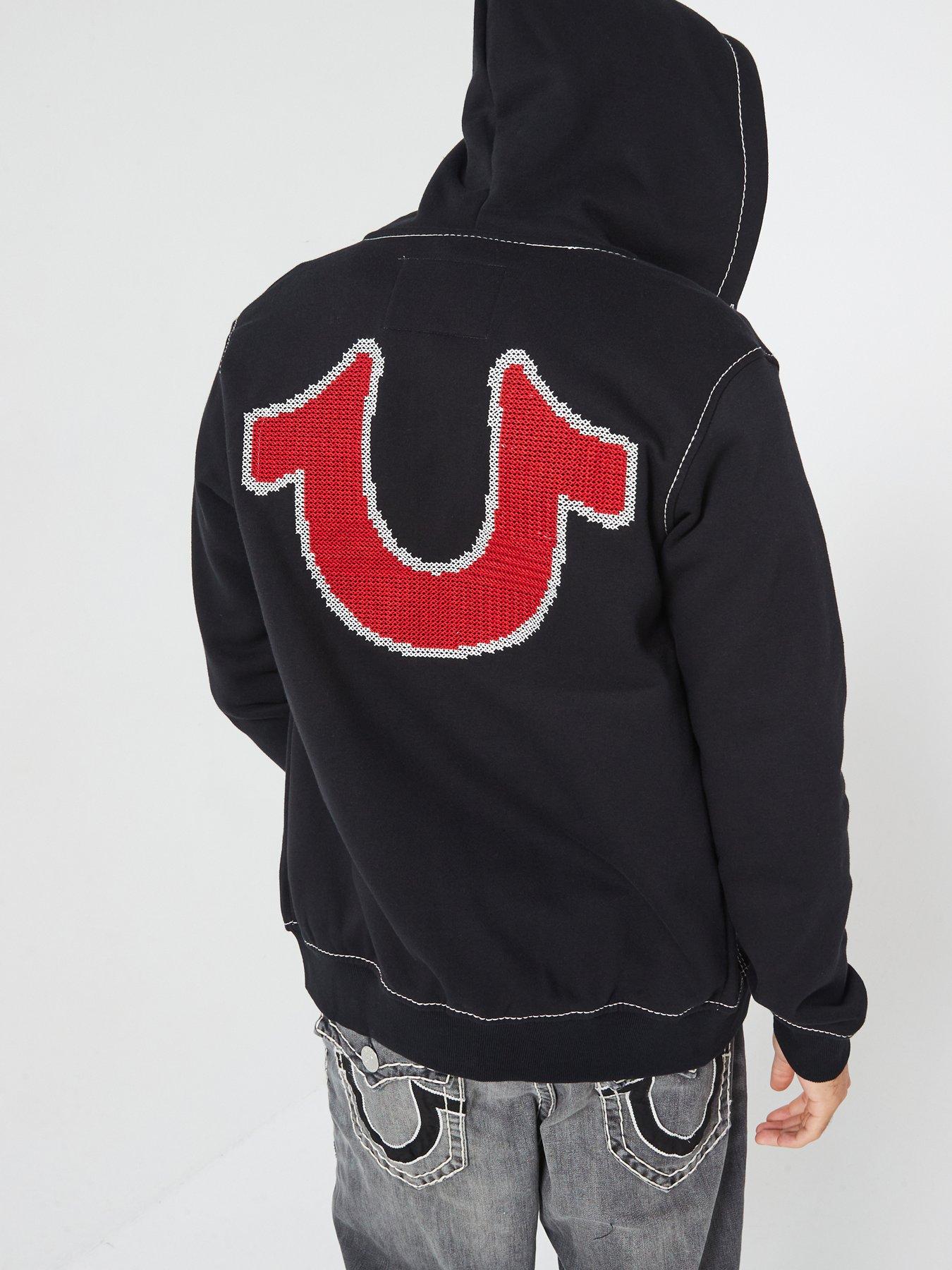 True religion stitch hoodie hotsell