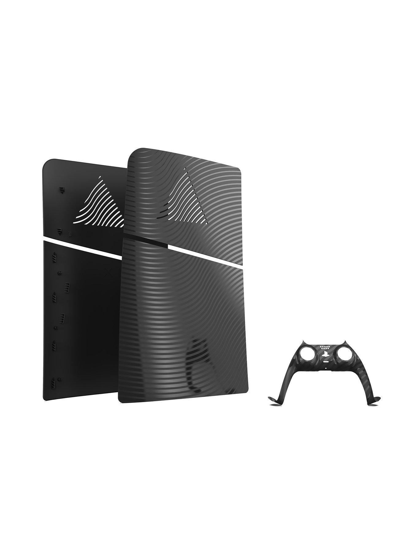 Image 4 of 4 of Maxx Tech PS5 Slim Faceplates + Controller Faceplates - Black