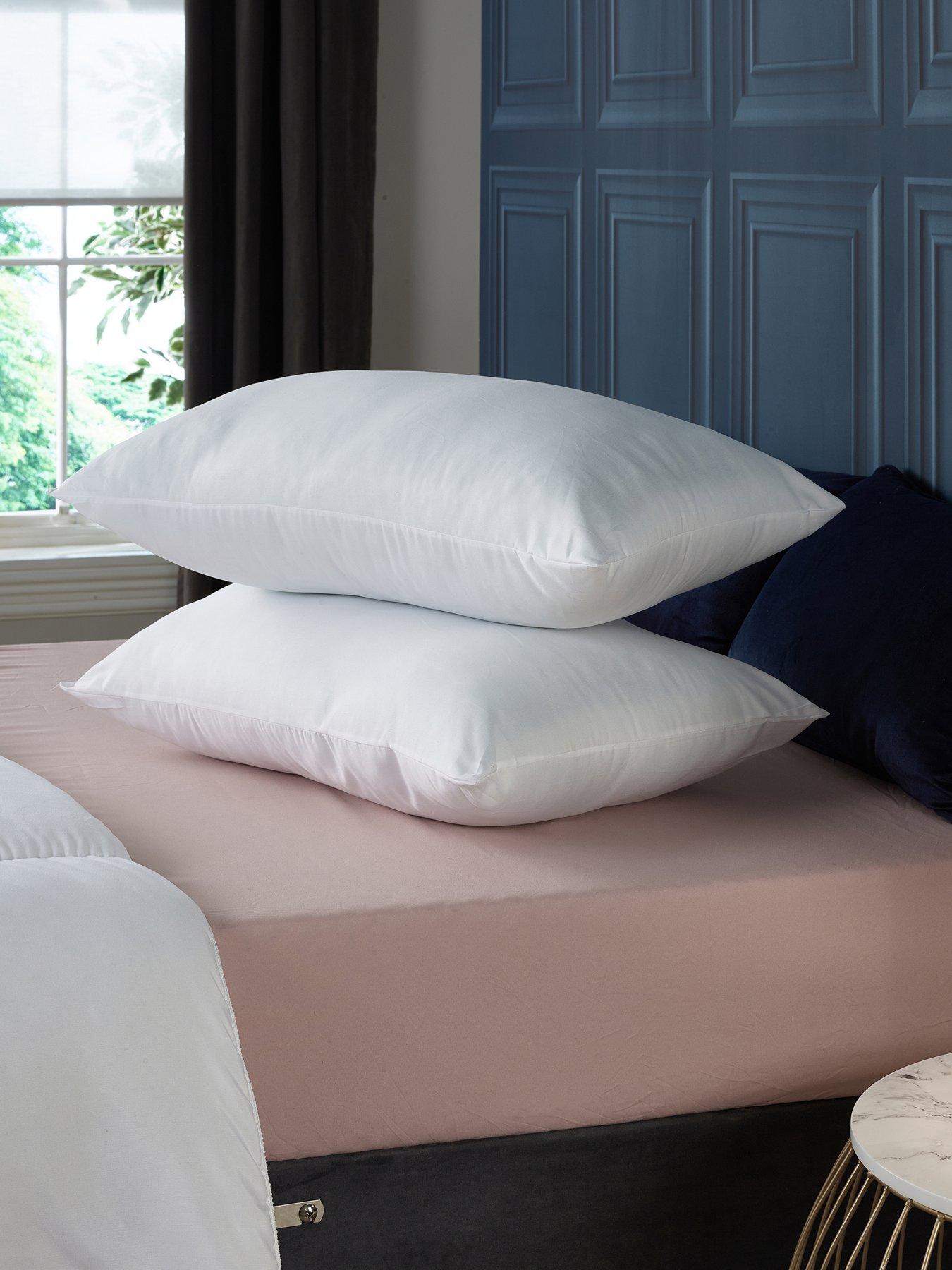 Product photograph of Very Home Anti-allergy Pillow Pair - White from very.co.uk