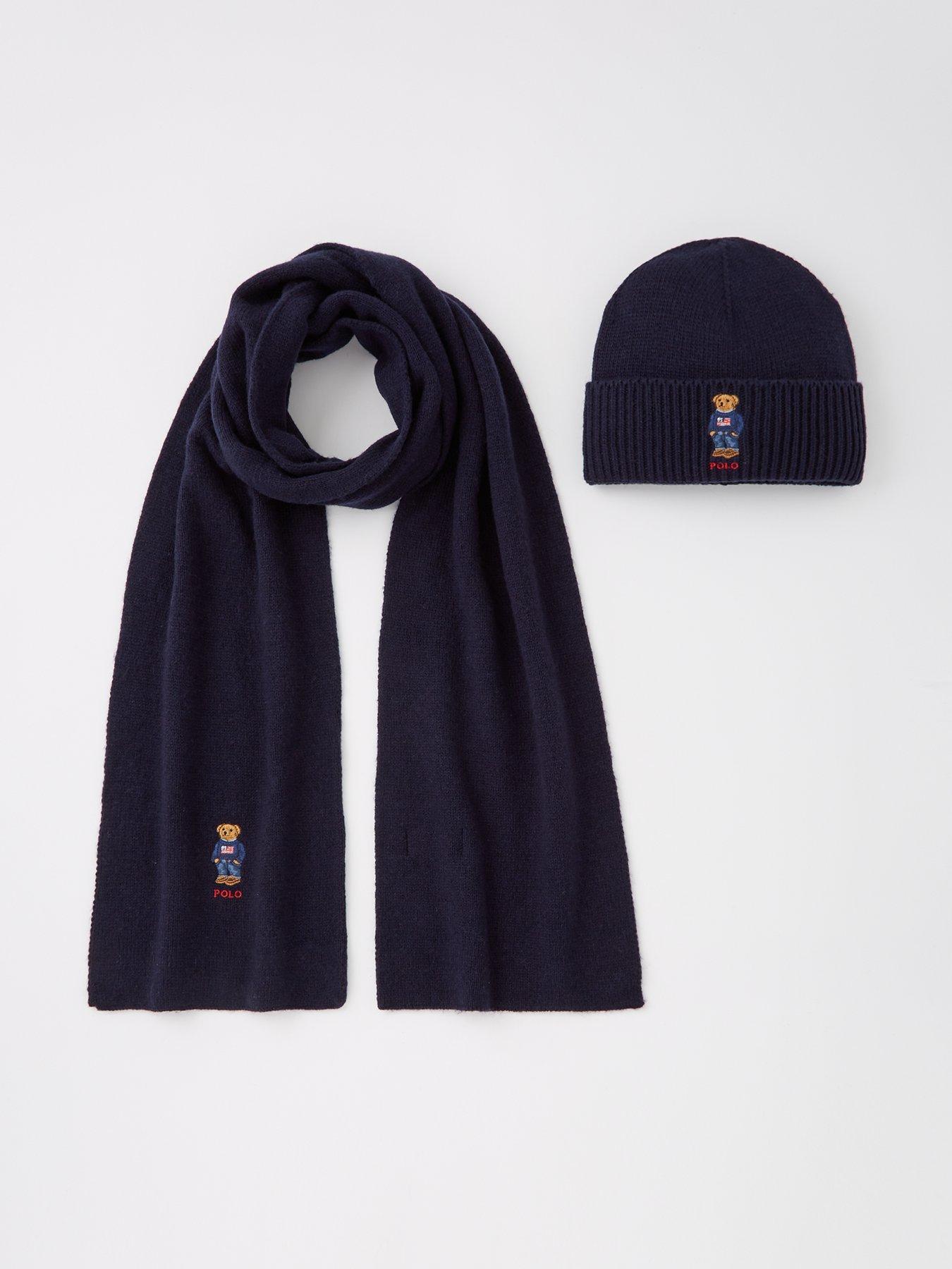 Polo hat and scarf set best sale