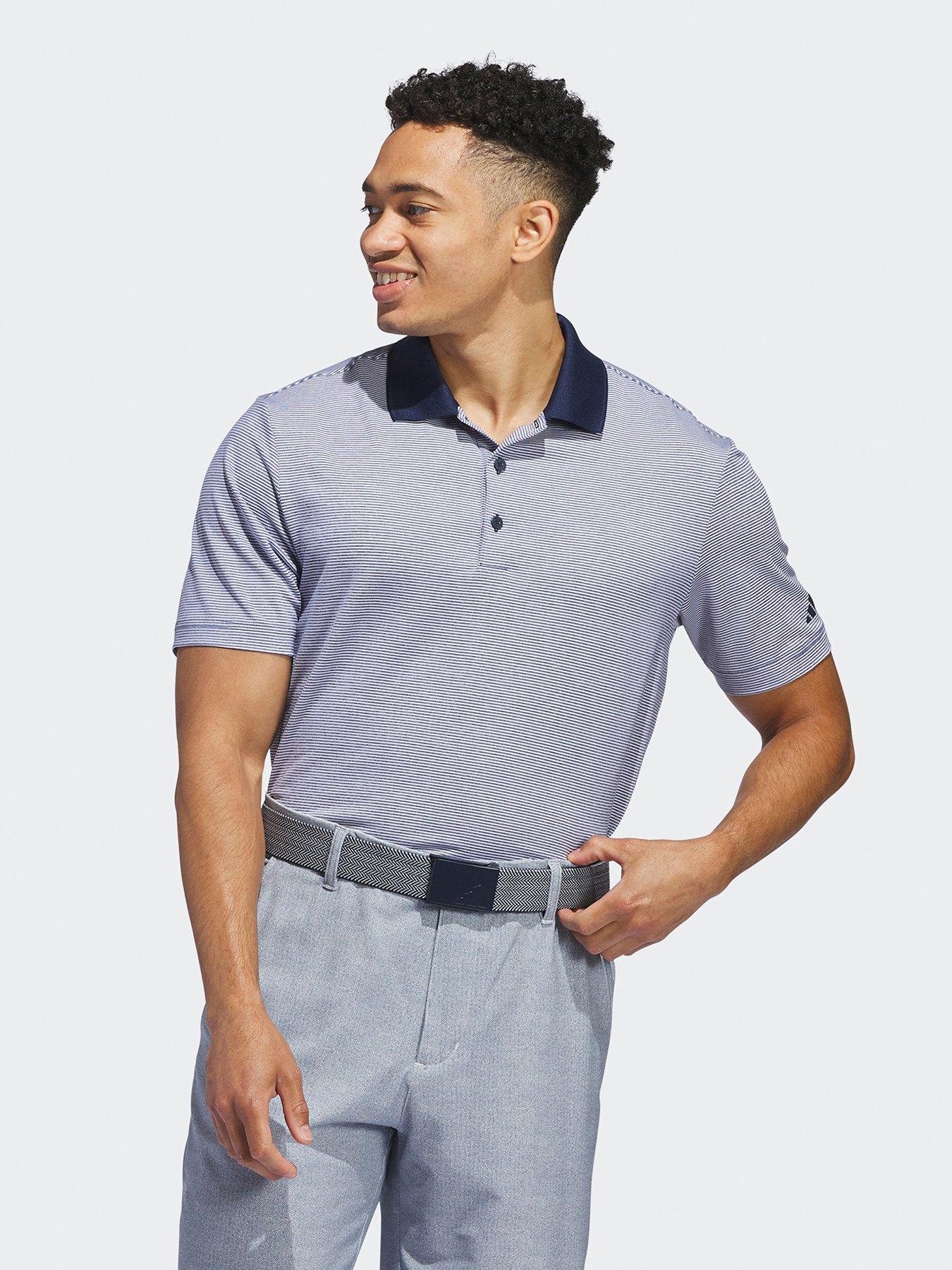 Image 1 of 5 of adidas Mens Golf Ottoman Polo - Navy