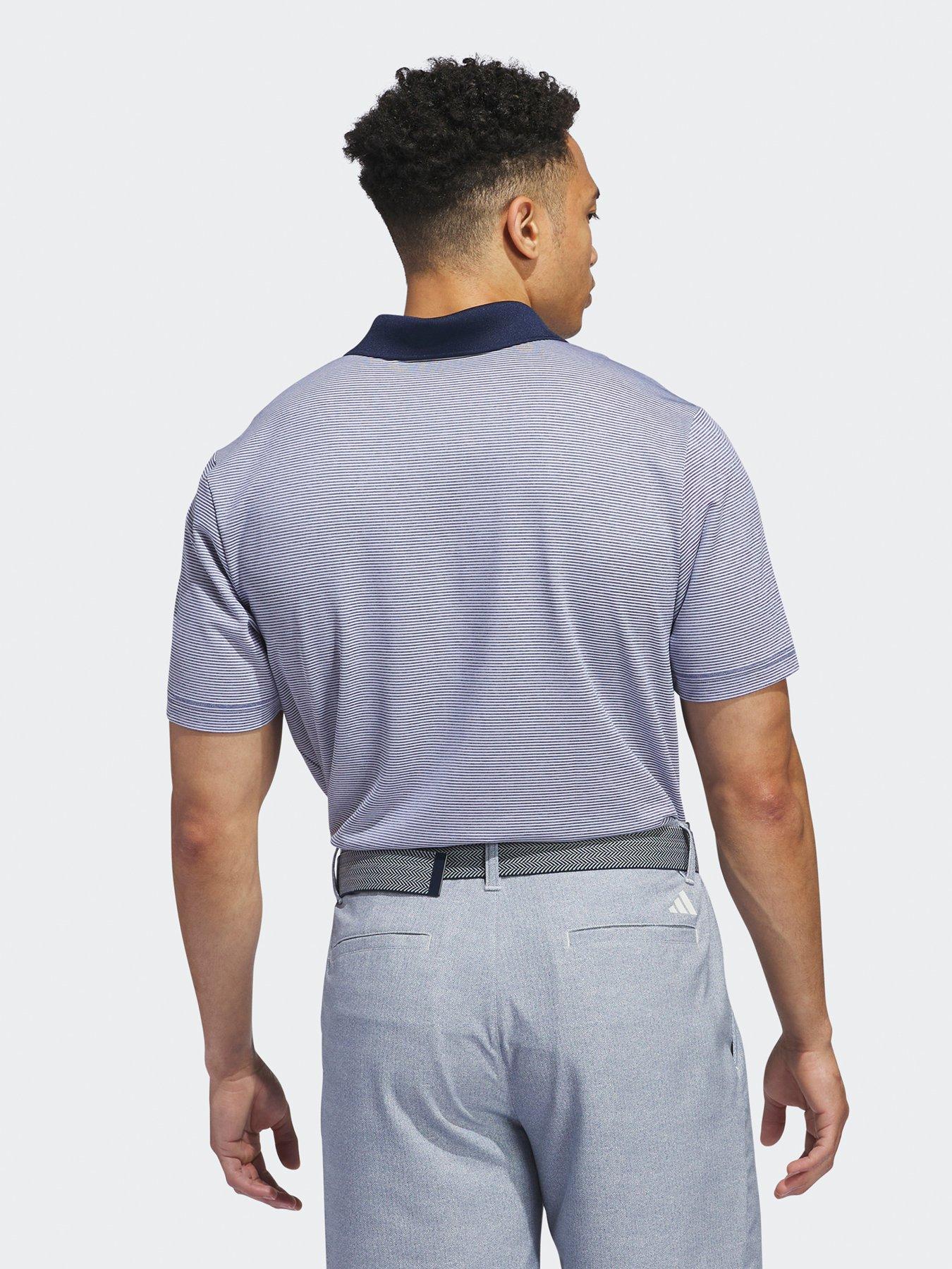 Image 2 of 5 of adidas Mens Golf Ottoman Polo - Navy