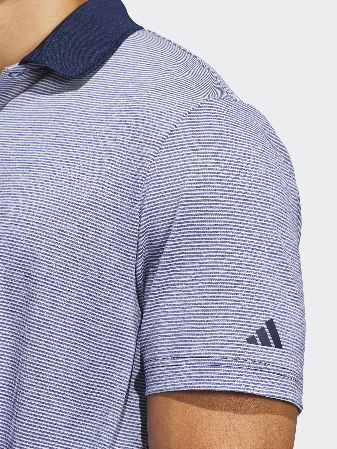 Image 4 of 5 of adidas Mens Golf Ottoman Polo - Navy