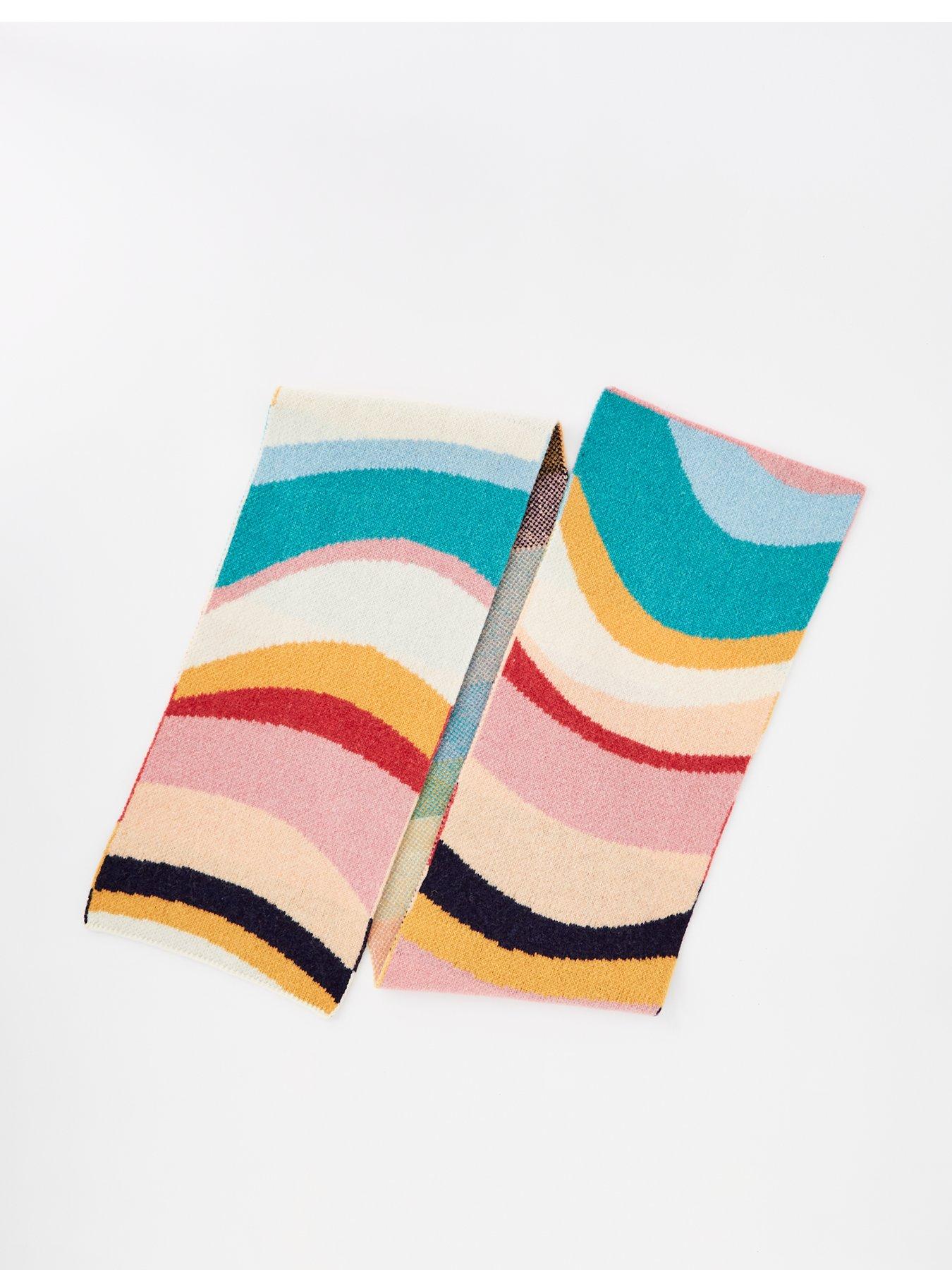 ps paul smith womens swirl scarf - multi
