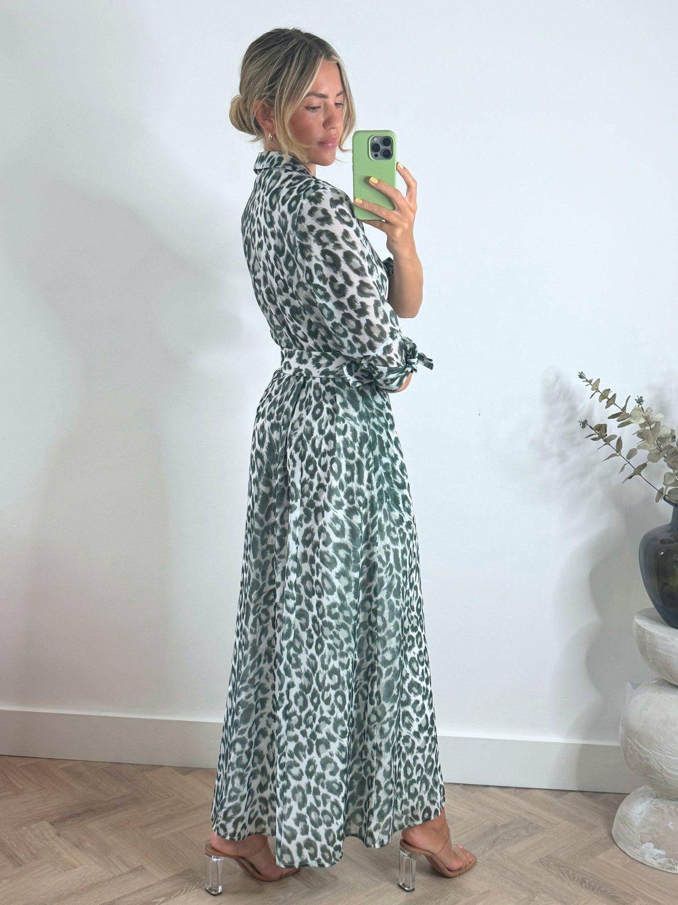 Style Cheat Animal Print Midi Shirt Dress | Very