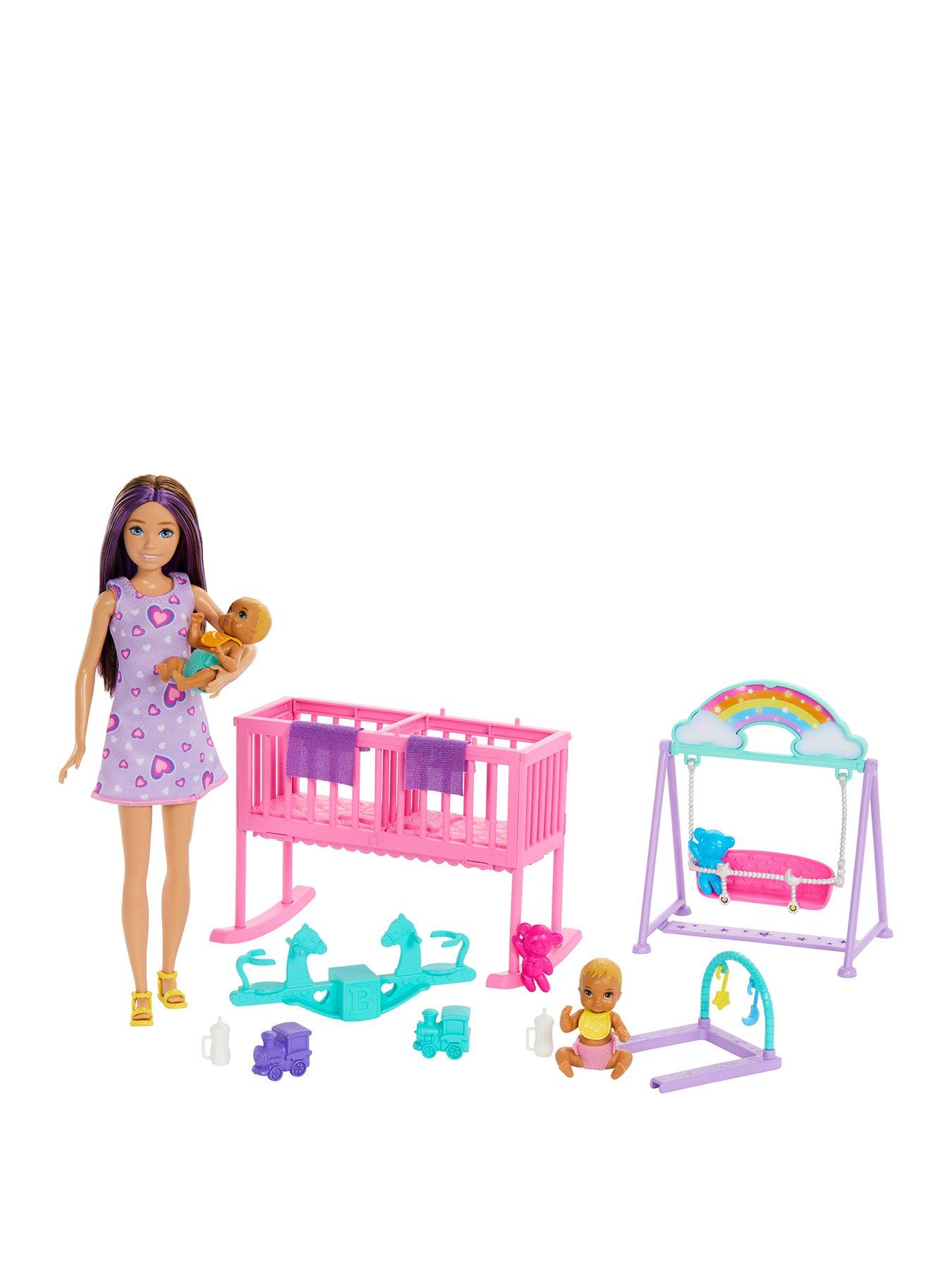 Barbie careers twins babysitter doll and playset on sale