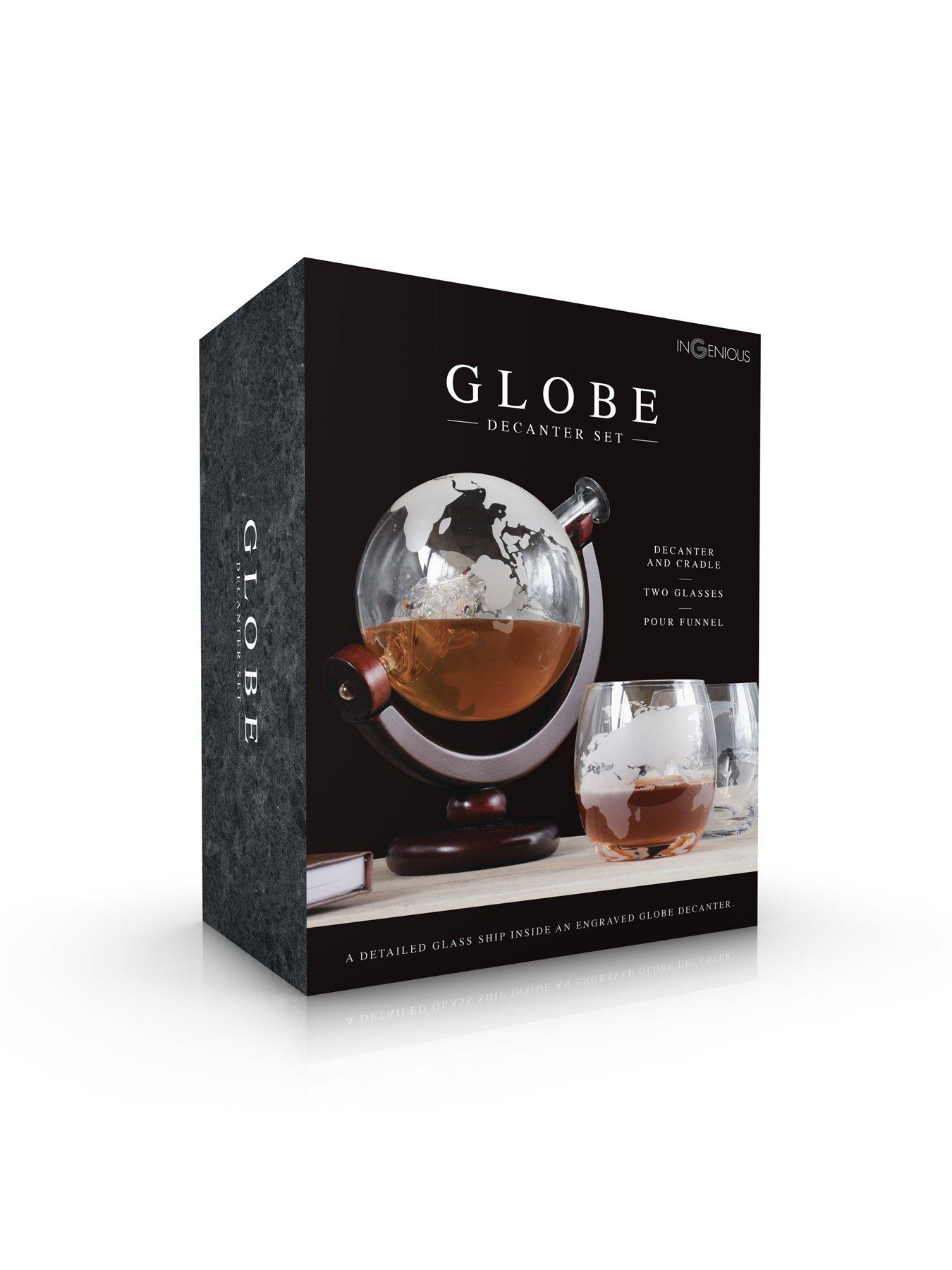 Image 5 of 5 of MenKind Globe Decanter with Glasses Set