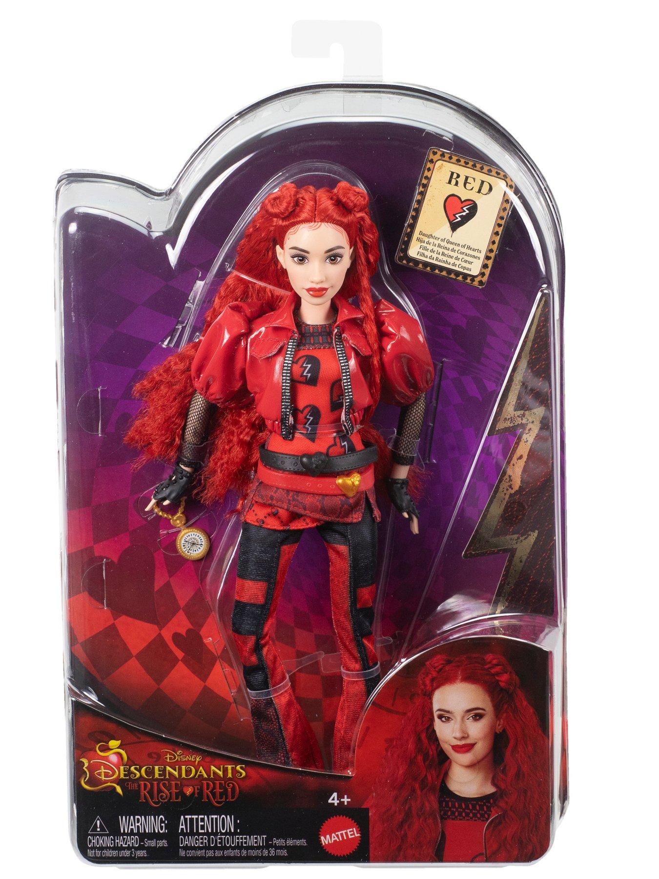 Disney Descendants The Rise of Red Fashion Doll & Accessory, Red ...