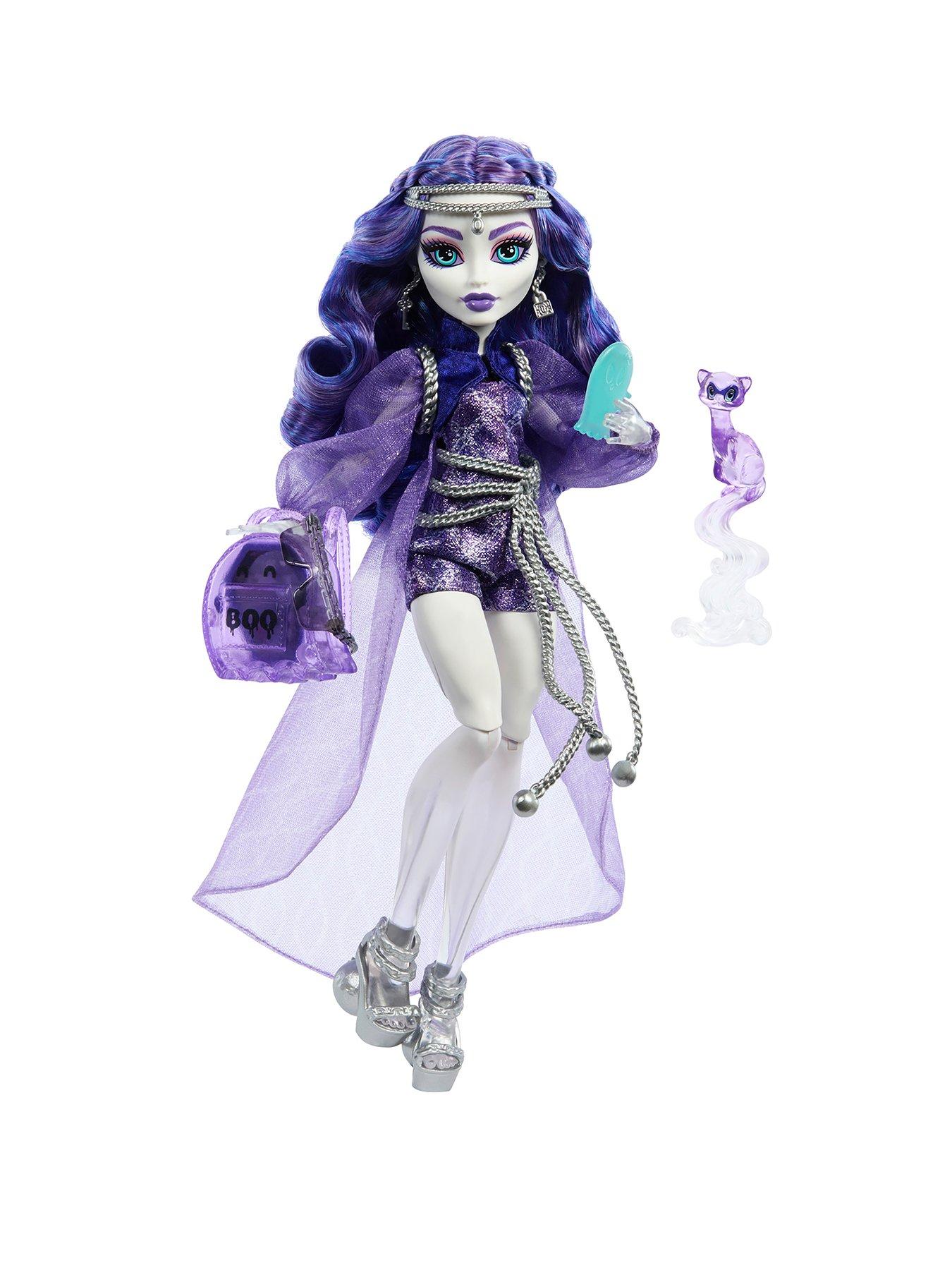 Monster High Spectra Vondergeist Fashion Doll with Pet Ferret Rhuen and Accessories