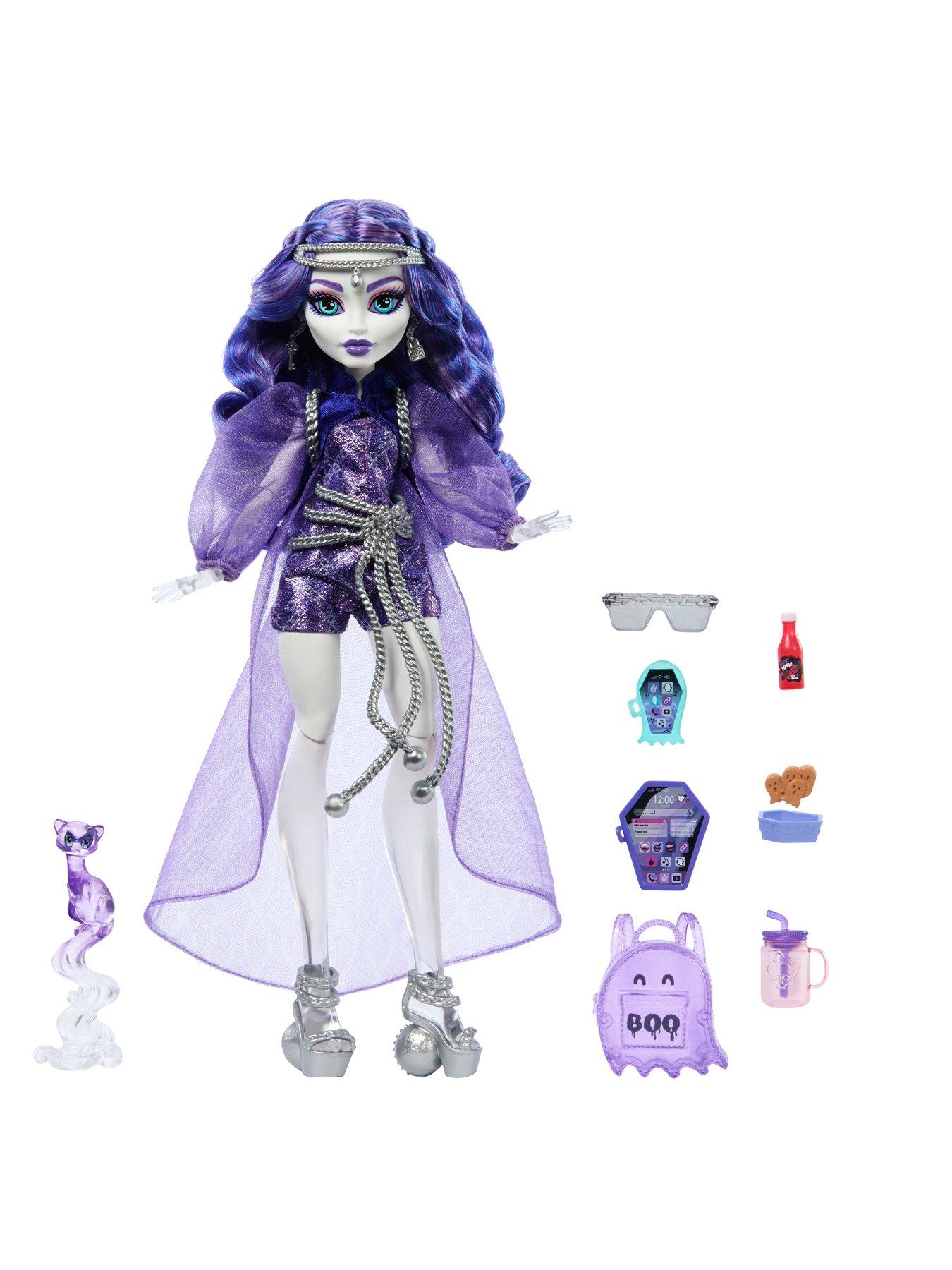 Monster High Spectra Floating shops Bed Playset & Vondergeist Dead Tired Doll