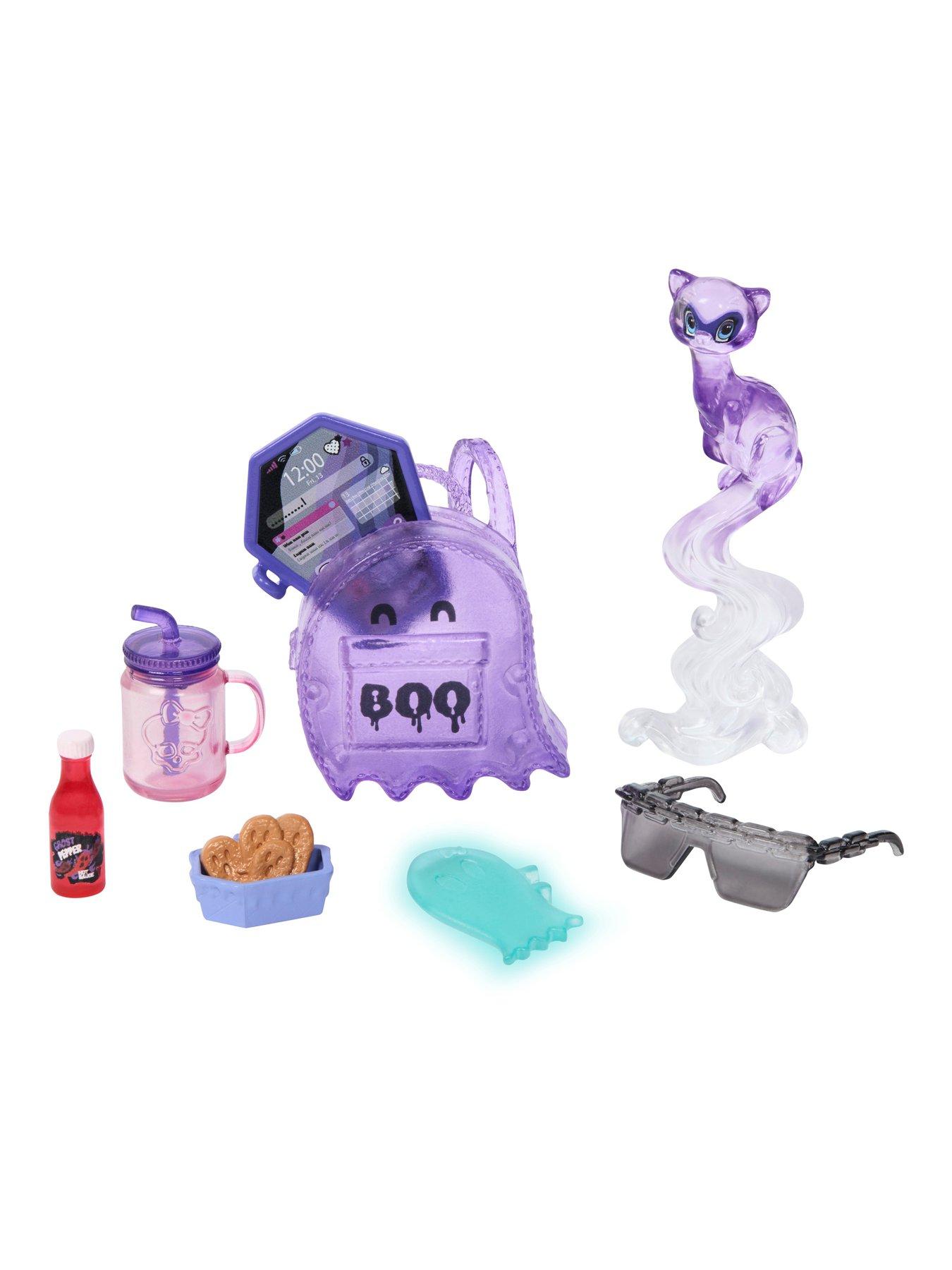 Image 6 of 7 of Monster High Spectra Vondergeist Fashion Doll with Pet Ferret Rhuen and Accessories