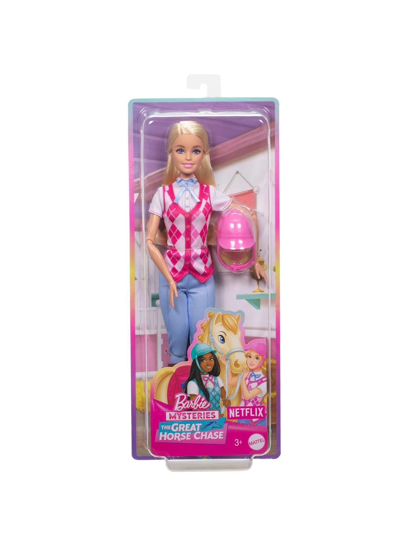 Image 6 of 6 of Barbie Mysteries: The Great Horse Chase "Malibu" Doll