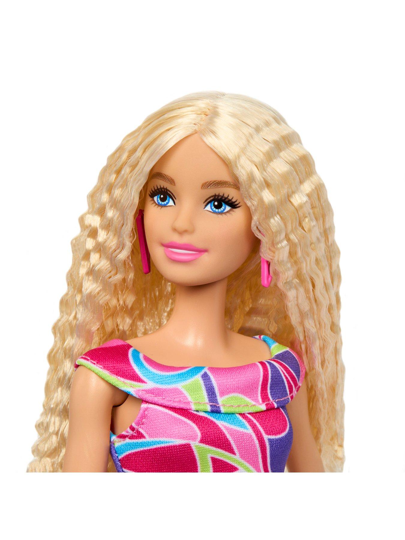 Blonde curly hair barbie hotsell