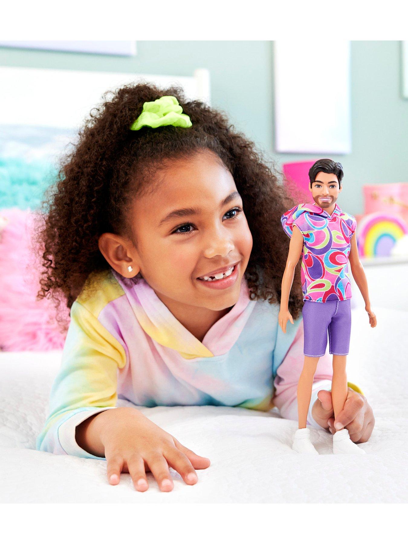 Barbie Fashionistas Ken Doll 227 Brunette Fashion Doll with Totally Hair Inspired Look Very