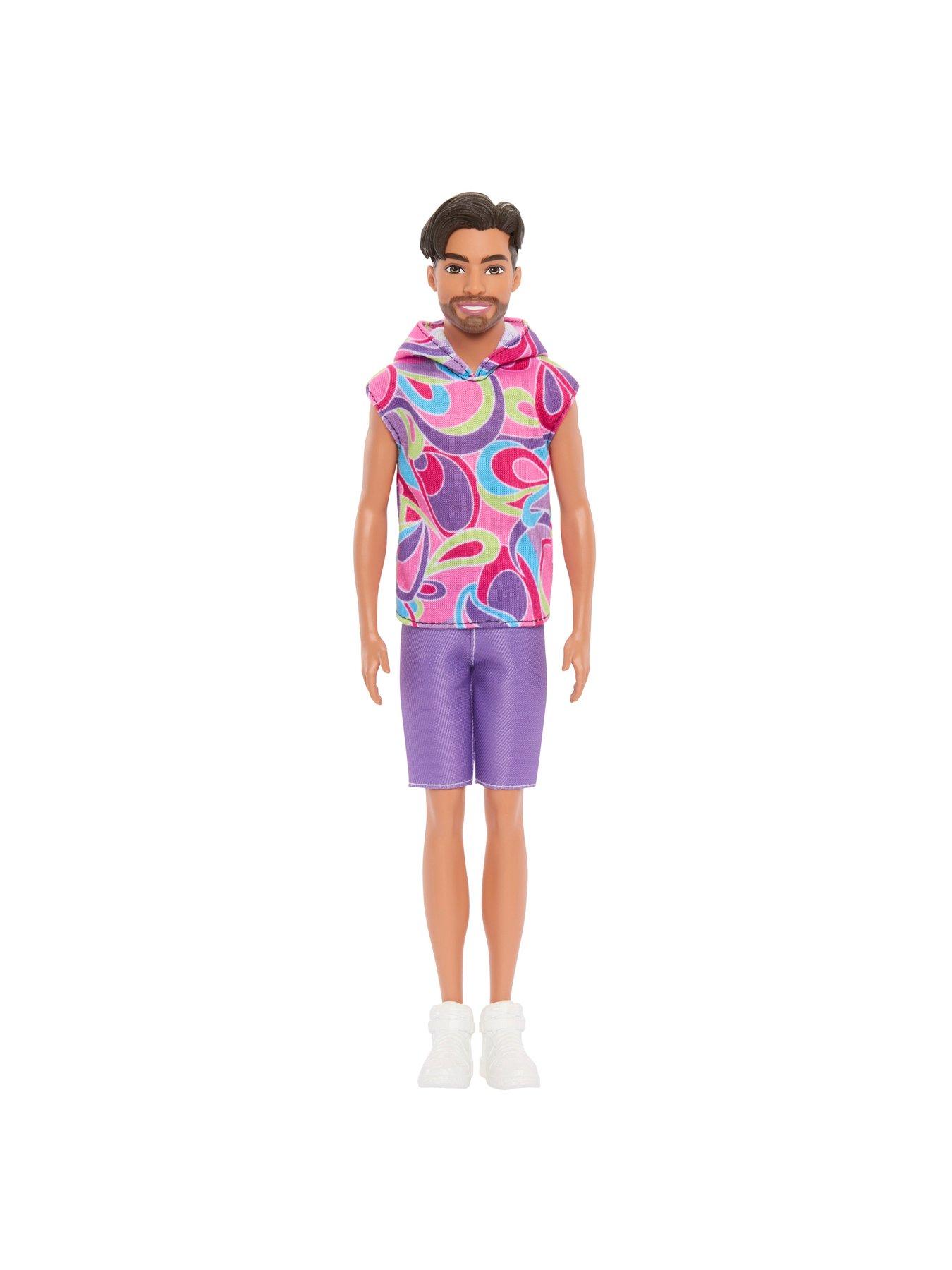 Barbie Fashionistas Ken Doll 227 Brunette Fashion Doll with Totally Hair Inspired Look Very