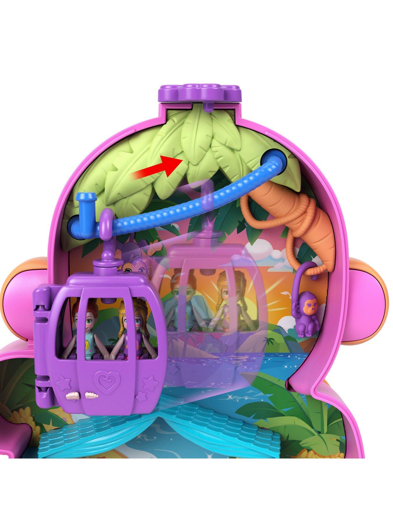 Image 6 of 8 of Polly Pocket Momma Monkey &amp; Baby Playset