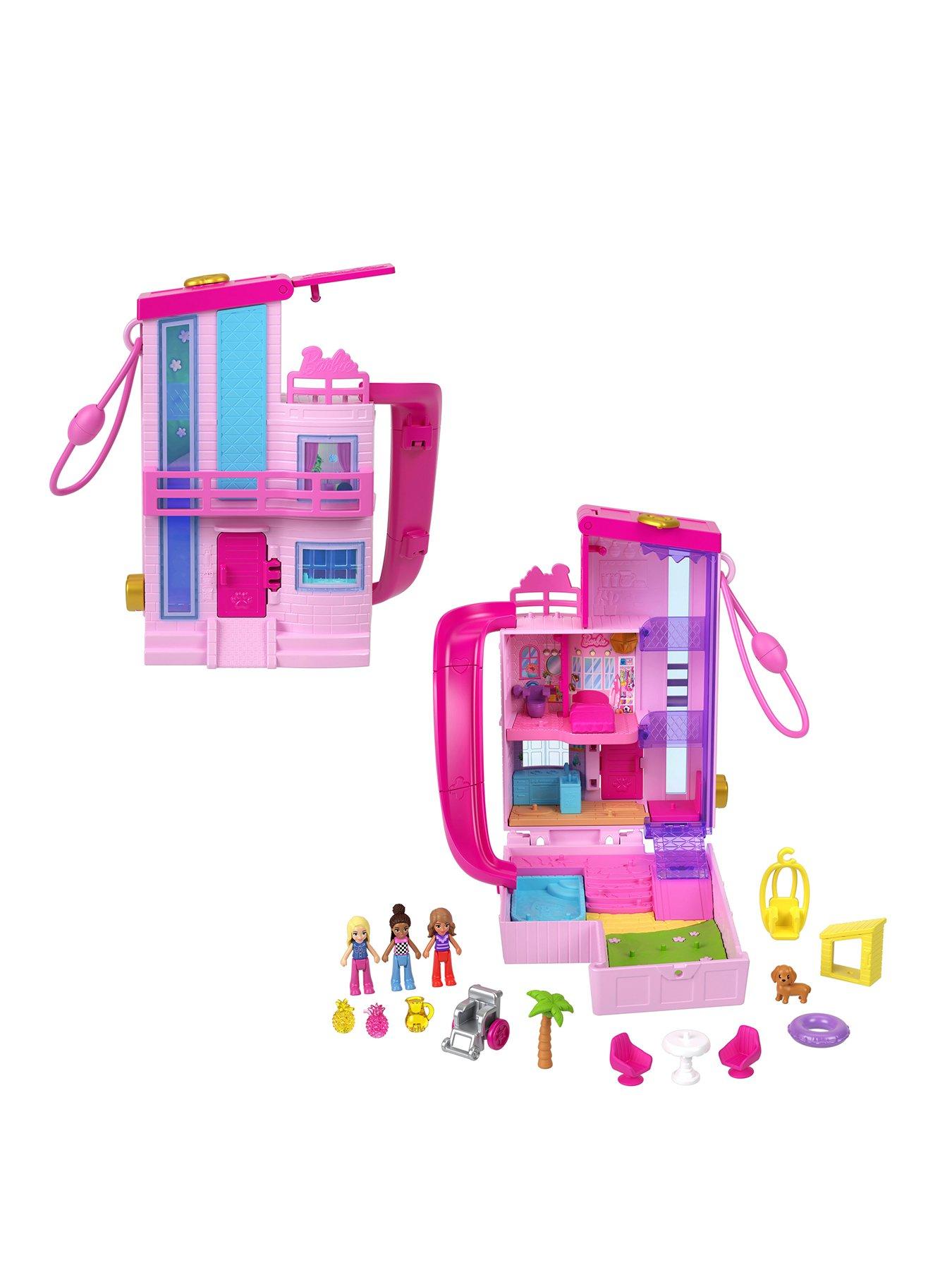 Polly Pocket Pollyville Resort Roll Away Suitcase Playset Very