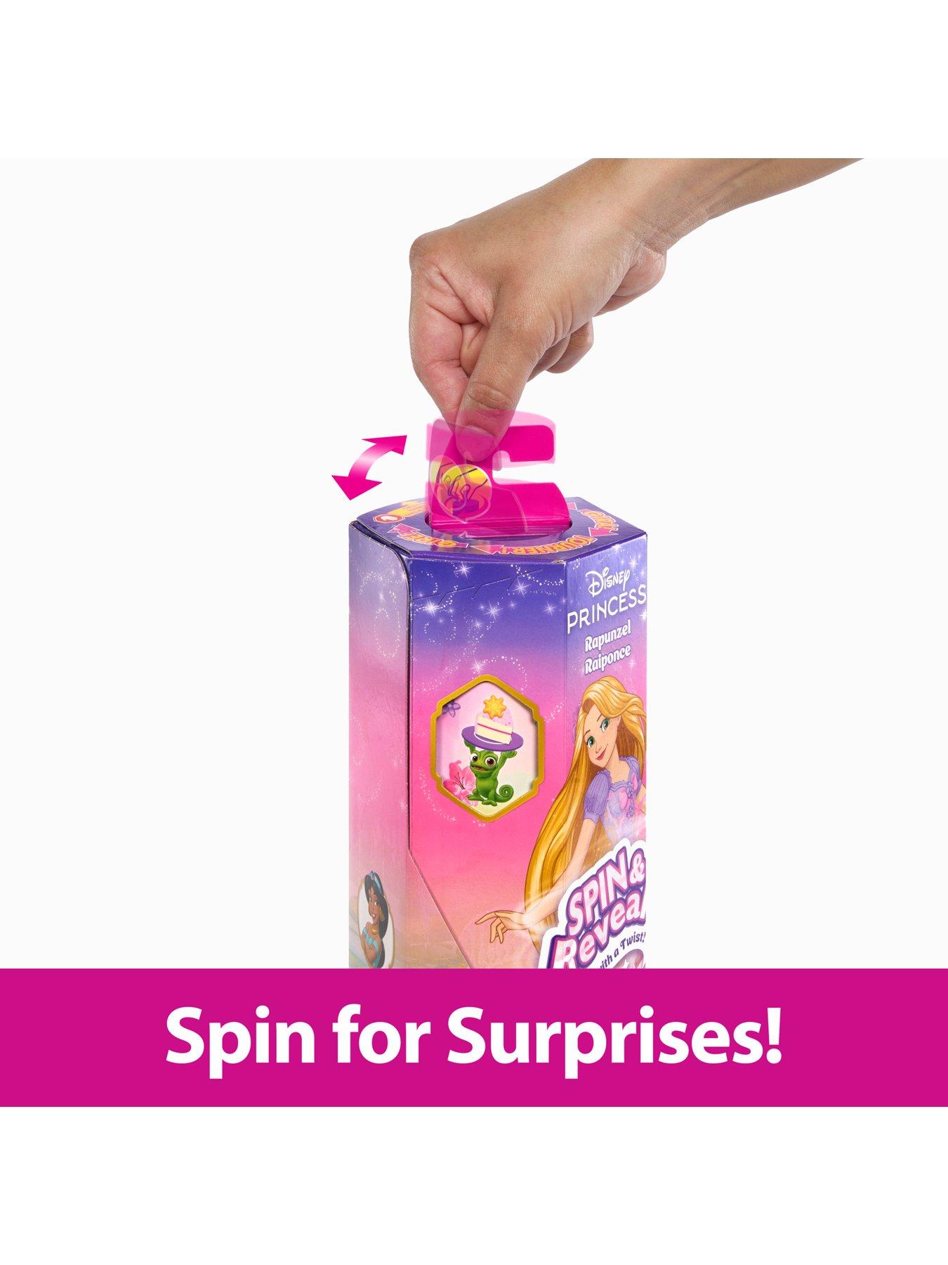 Image 3 of 8 of Disney Princess Spin &amp; Reveal Rapunzel Fashion Doll &amp; Accessories with 11 Surprises
