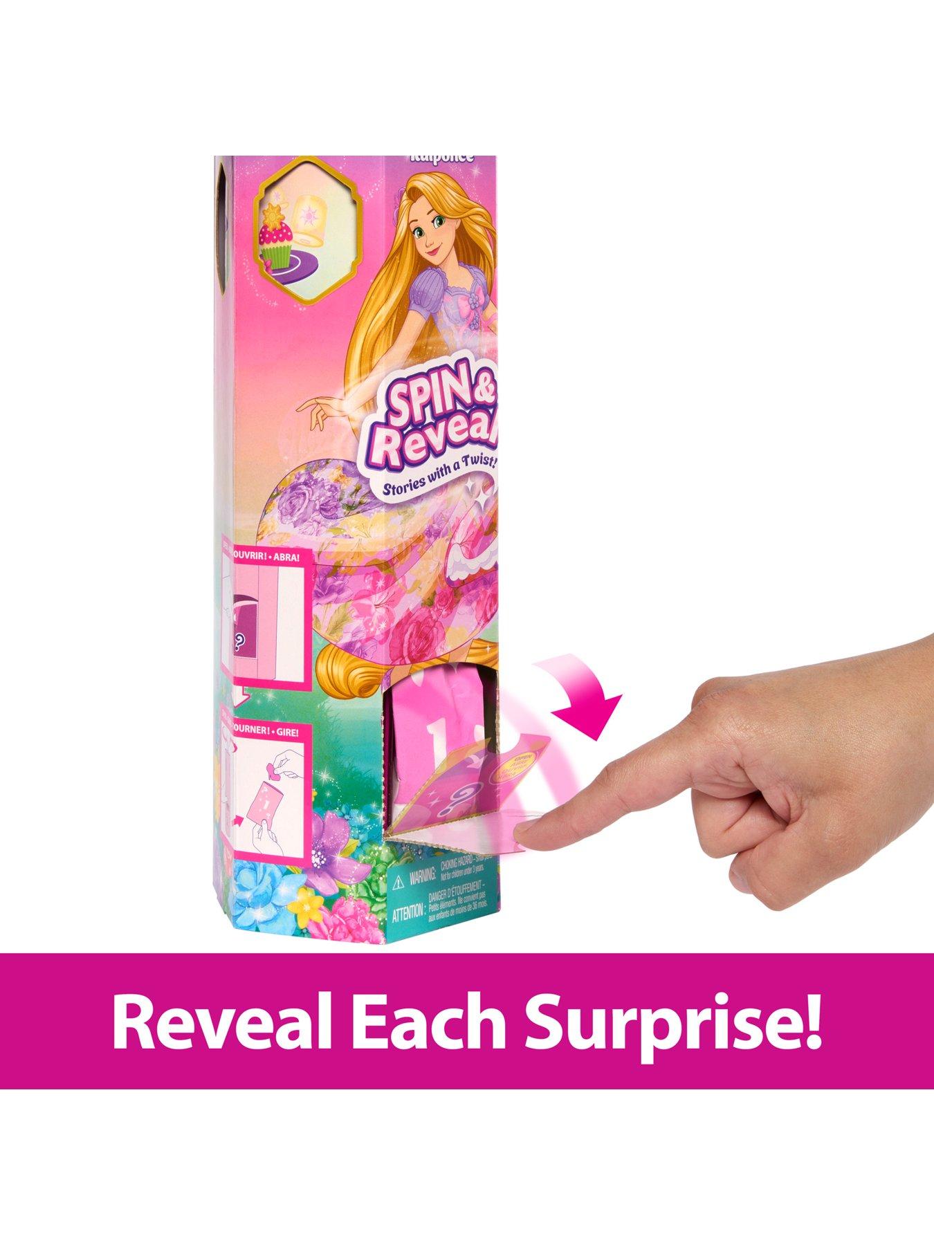 Image 4 of 8 of Disney Princess Spin &amp; Reveal Rapunzel Fashion Doll &amp; Accessories with 11 Surprises