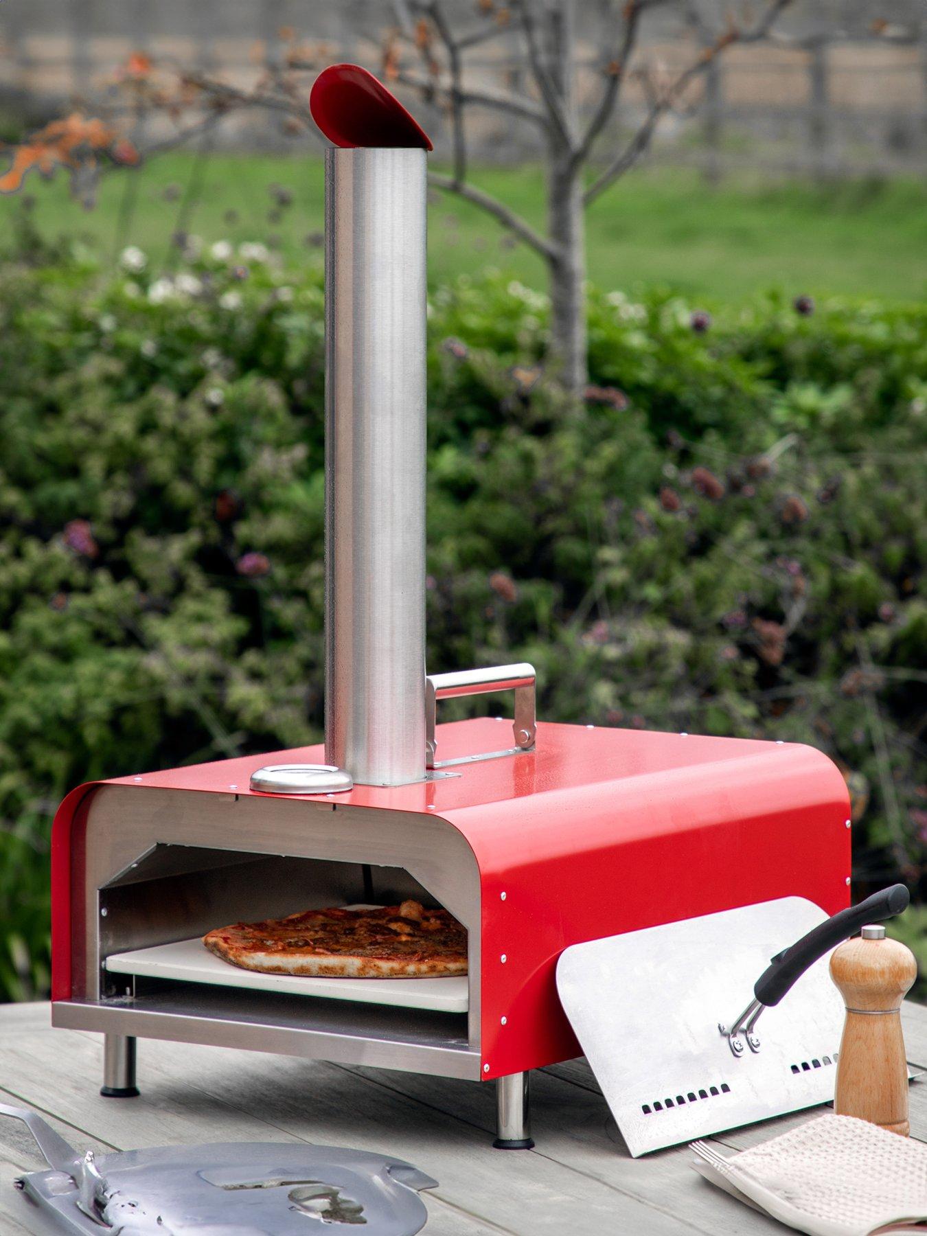 Product photograph of Gallery Sassari Pellet Pizza Oven Red from very.co.uk